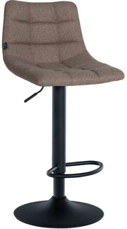 Barkruk Jerry Stof taupe,zwart taupe