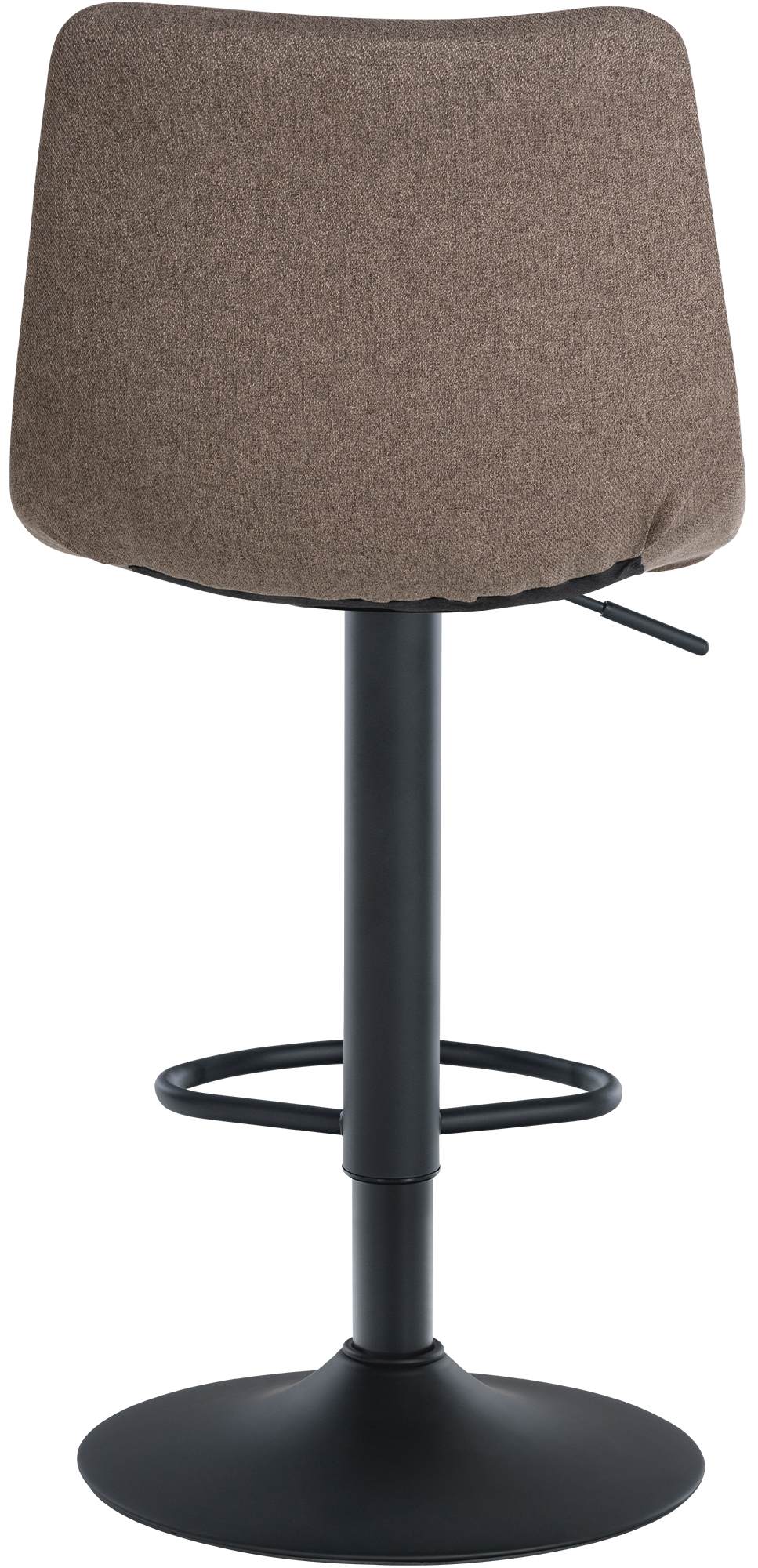 Barkruk Jerry Stof taupe,zwart taupe