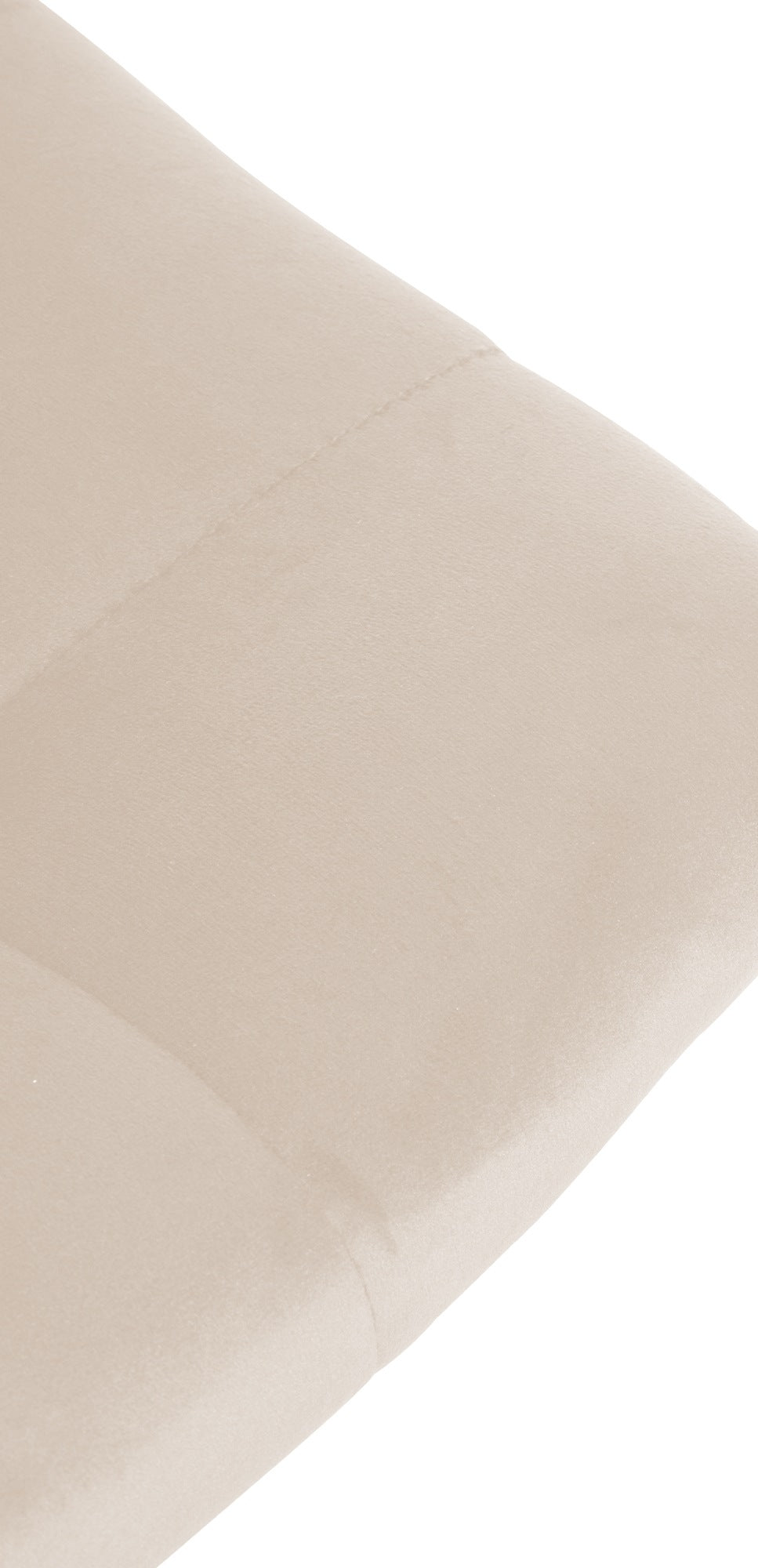 Barkruk Jerry Fluweel creme,chroom creme
