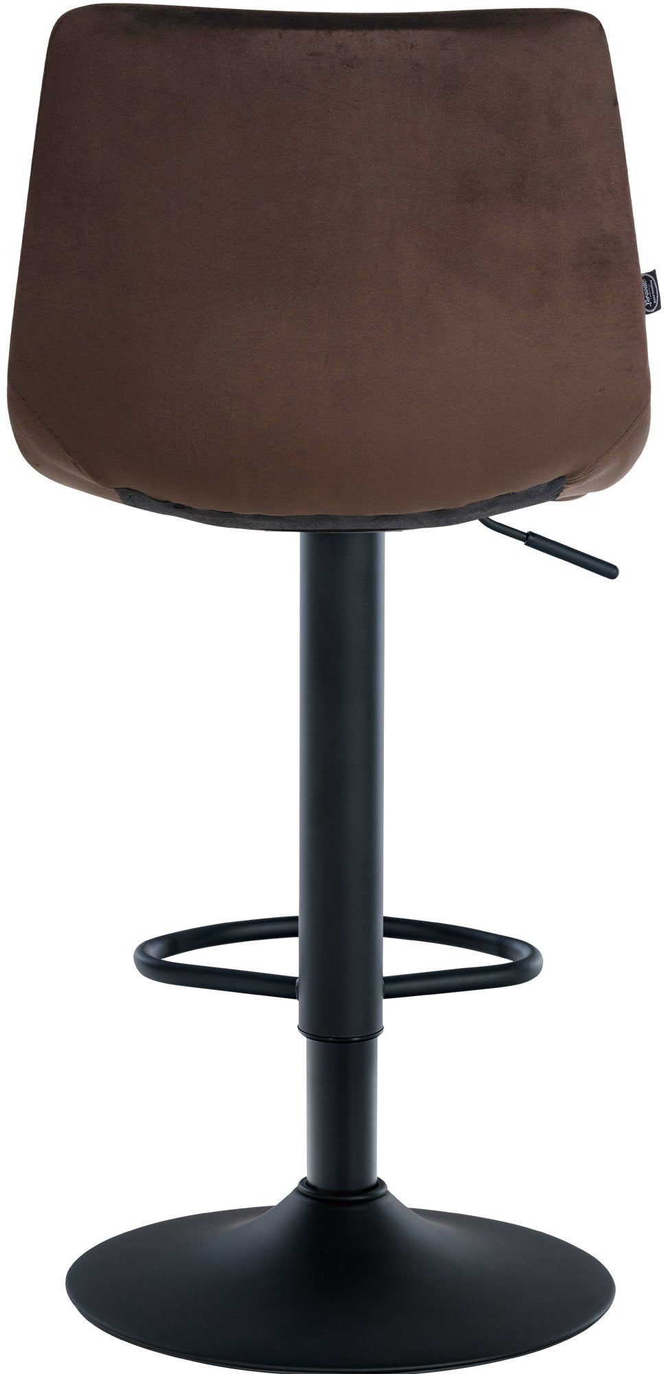 Barkruk Jerry Fluweel bruin,zwart braun