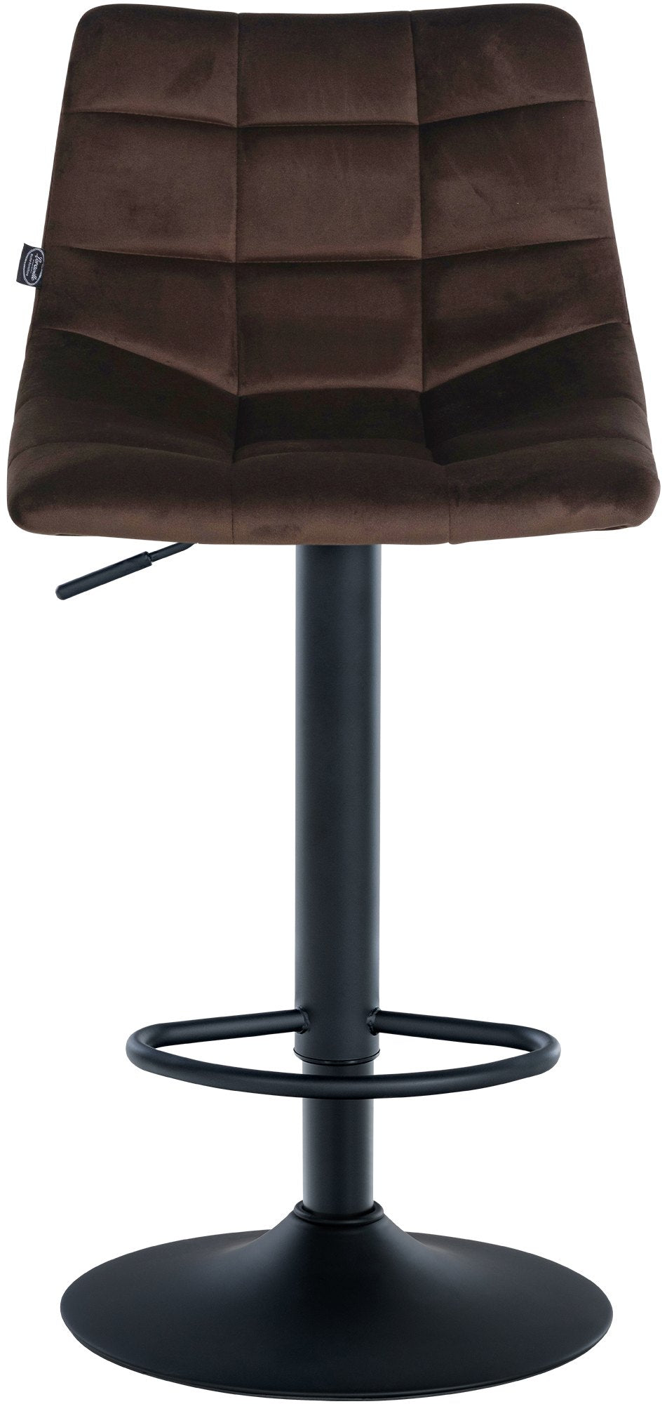 Barkruk Jerry Fluweel bruin,zwart braun