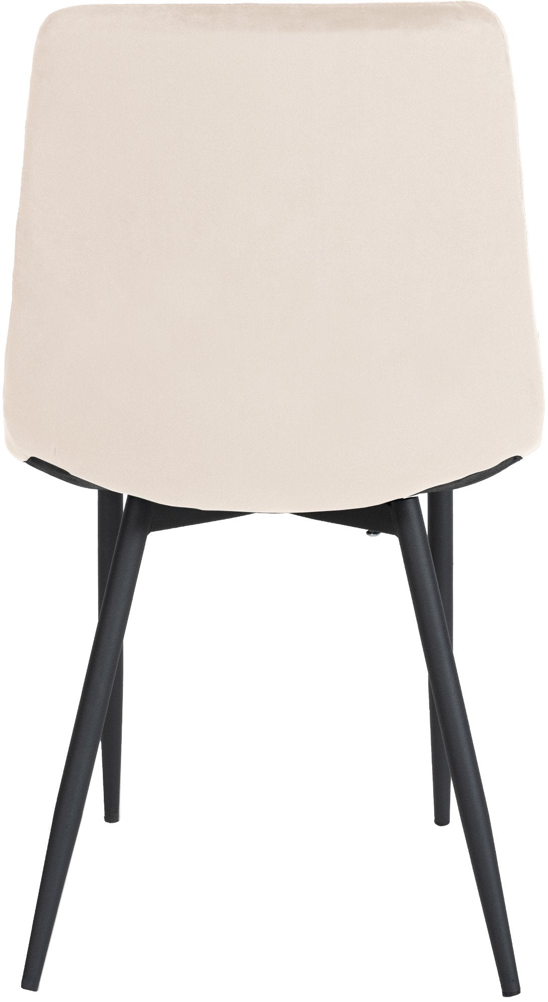 Eetkamerstoel Telde Fluweel creme creme