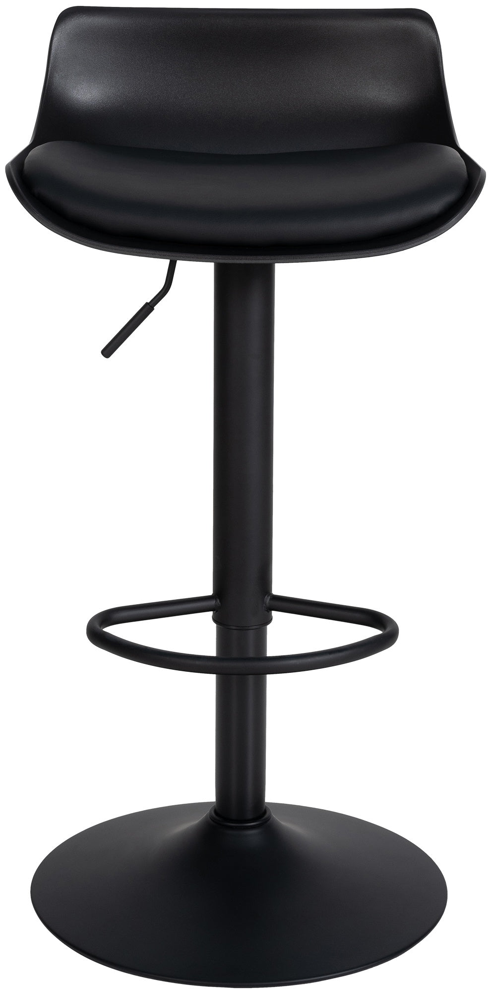 Barhocker Aveiro Kunstleder schwarz