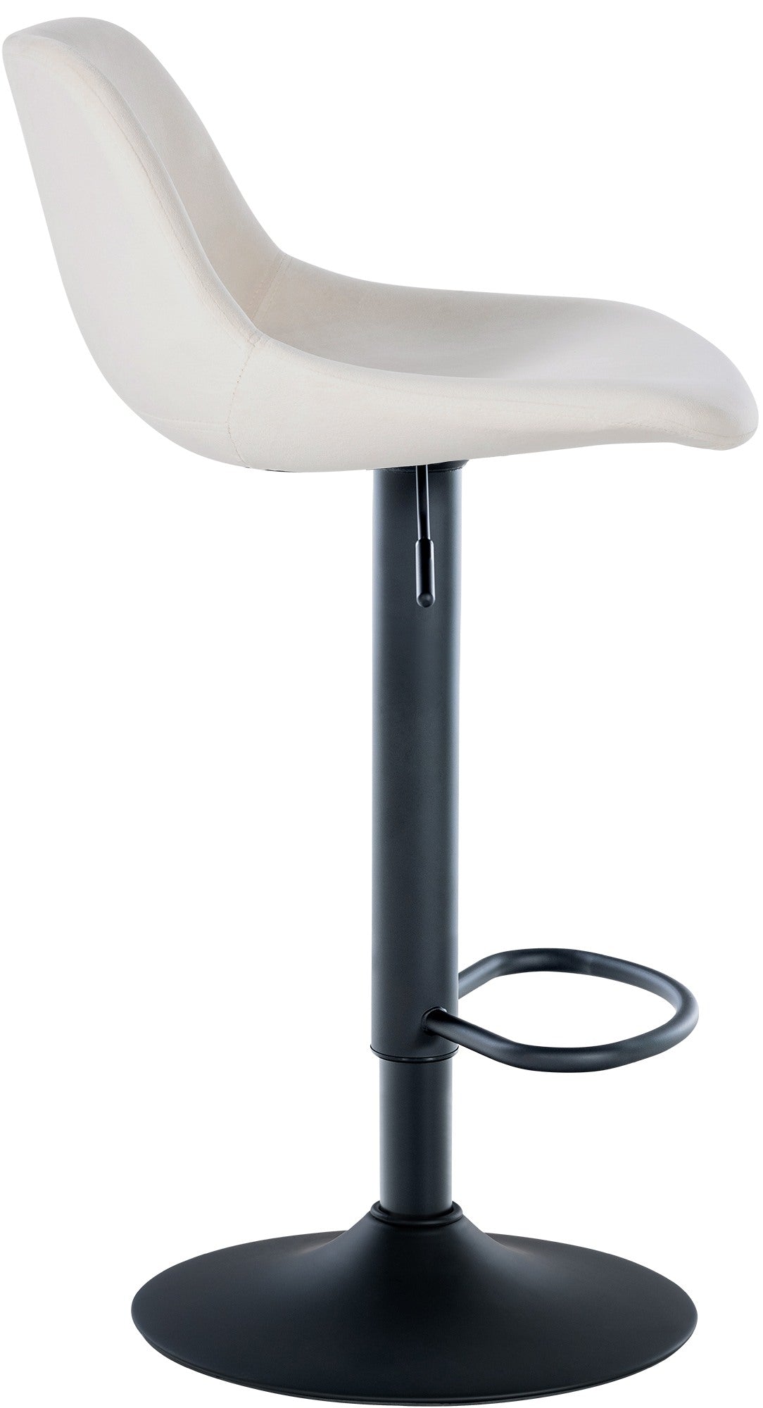 Barkruk Loft creme,Fluweel creme
