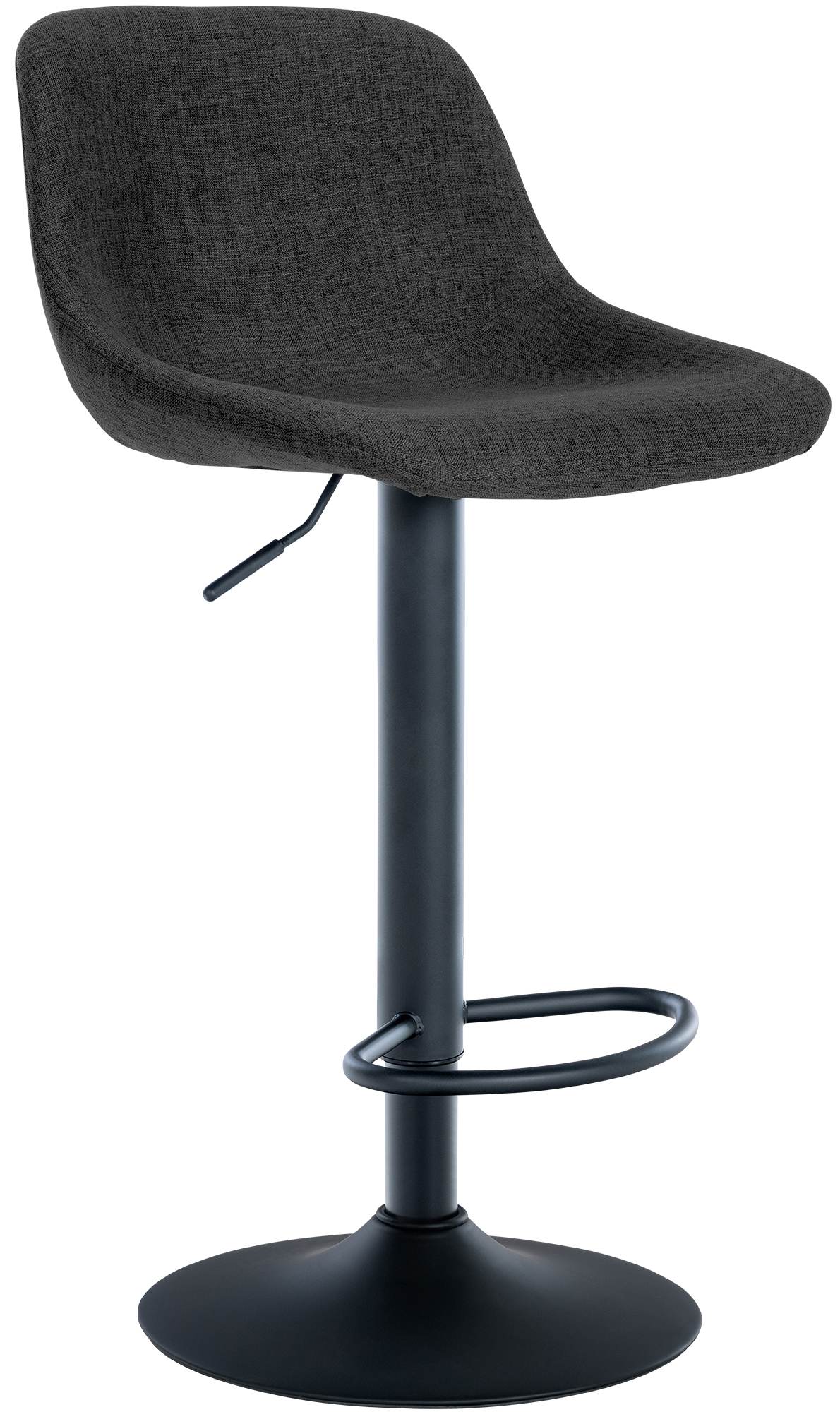 Barkruk Loft zwart,Stof schwarz