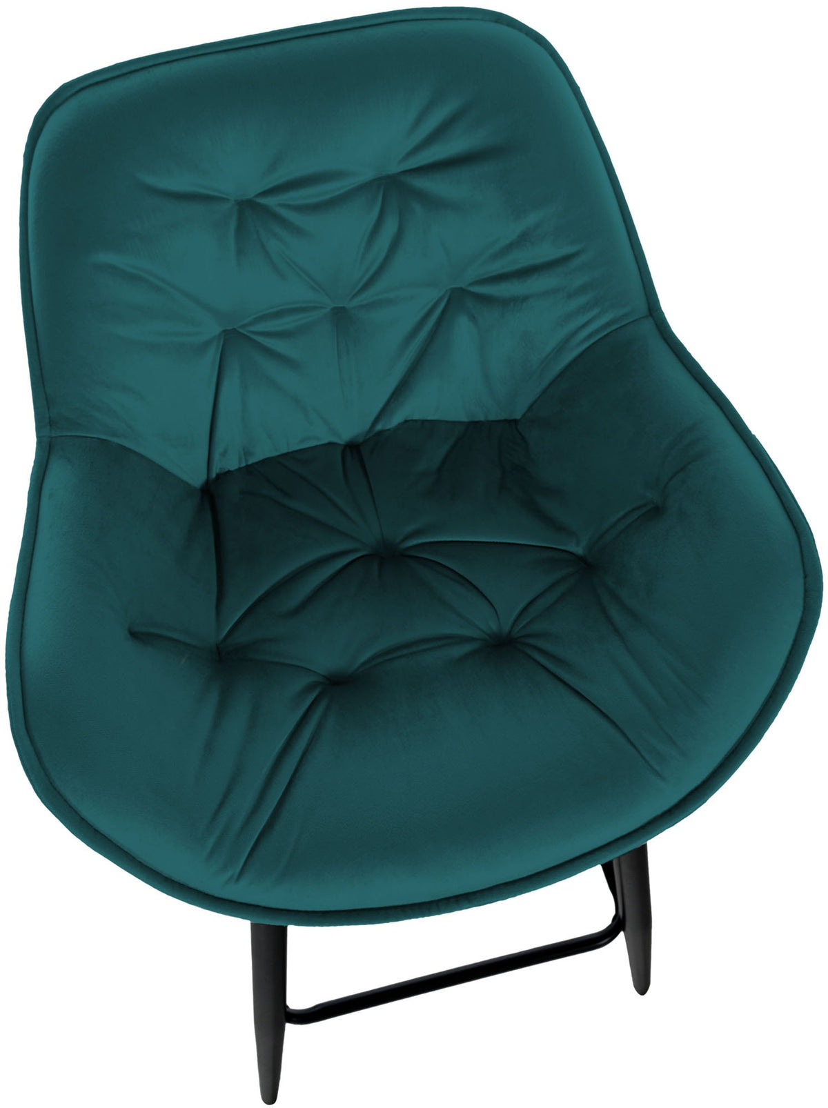 Barkruk Gibson 76 Fluweel donkergroen dunkelgrün