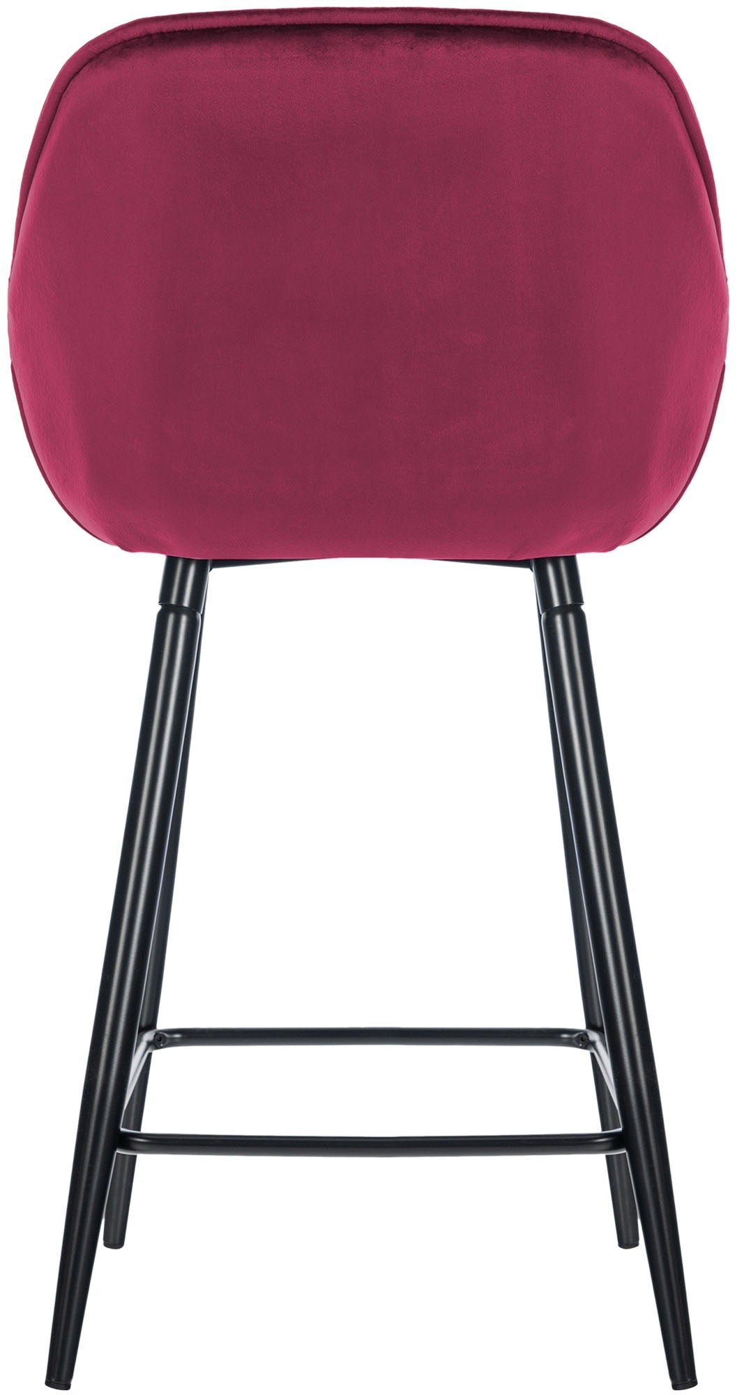 Set van 2 barkrukken Gibson fluweel purper lila