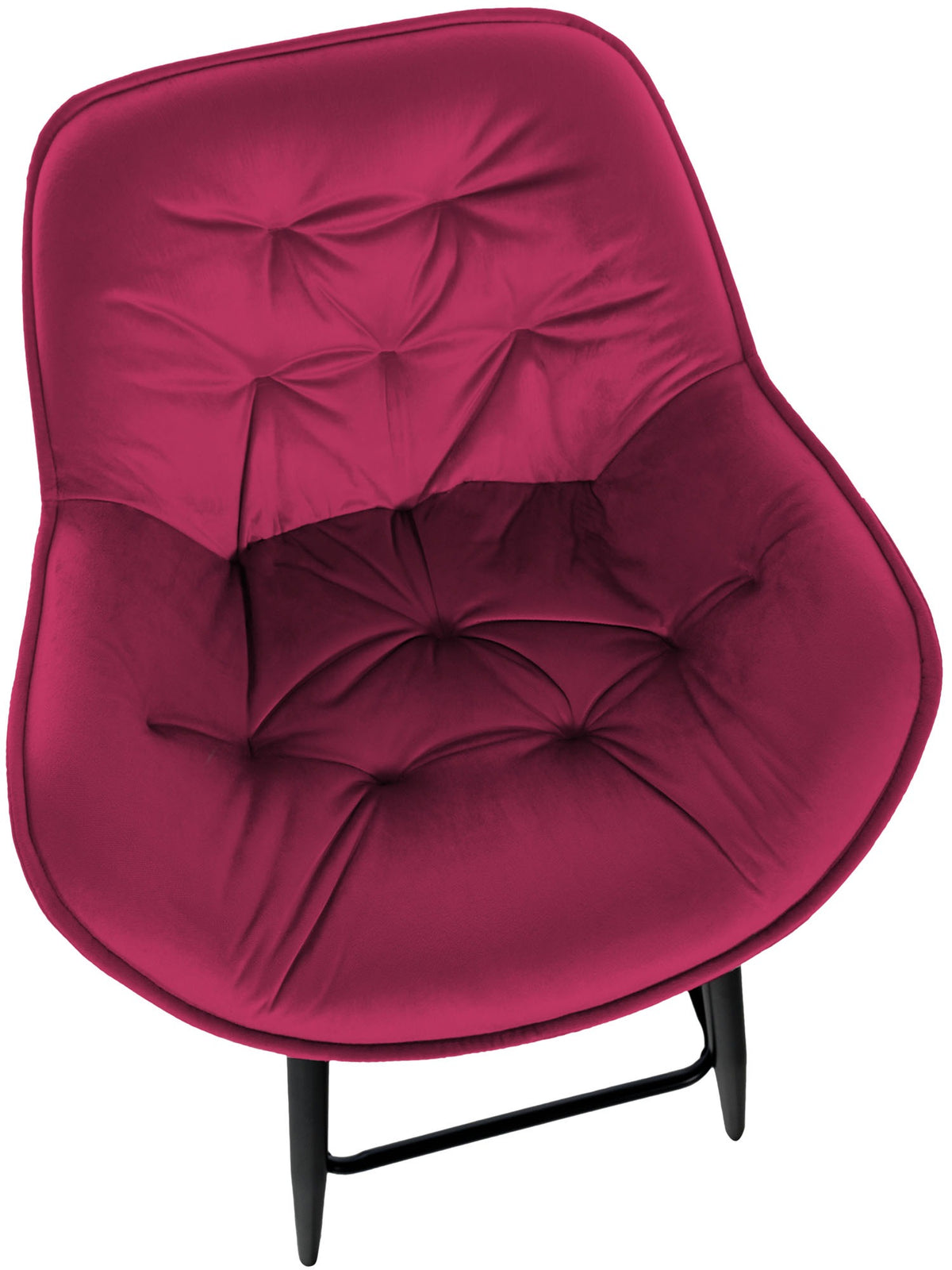 Set van 2 barkrukken Gibson fluweel purper lila