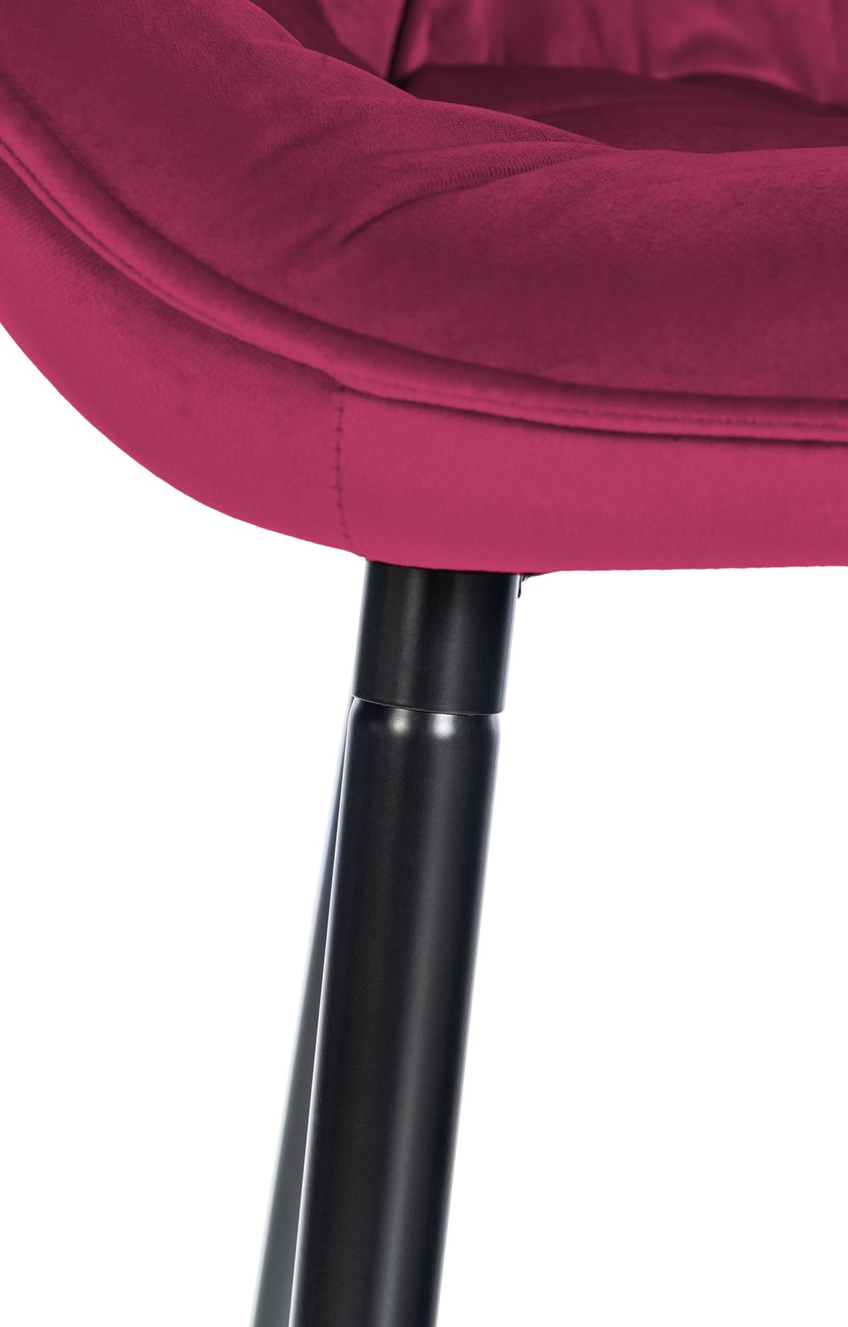 Set van 2 barkrukken Gibson fluweel purper lila