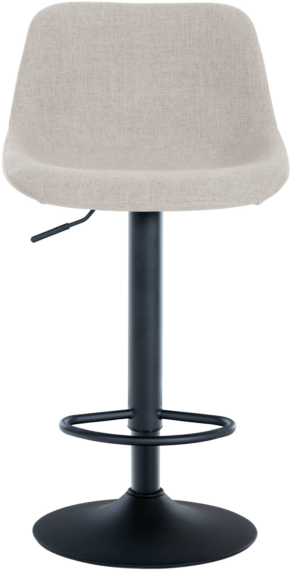 Set van 2 barkrukken Loft creme,Stof creme
