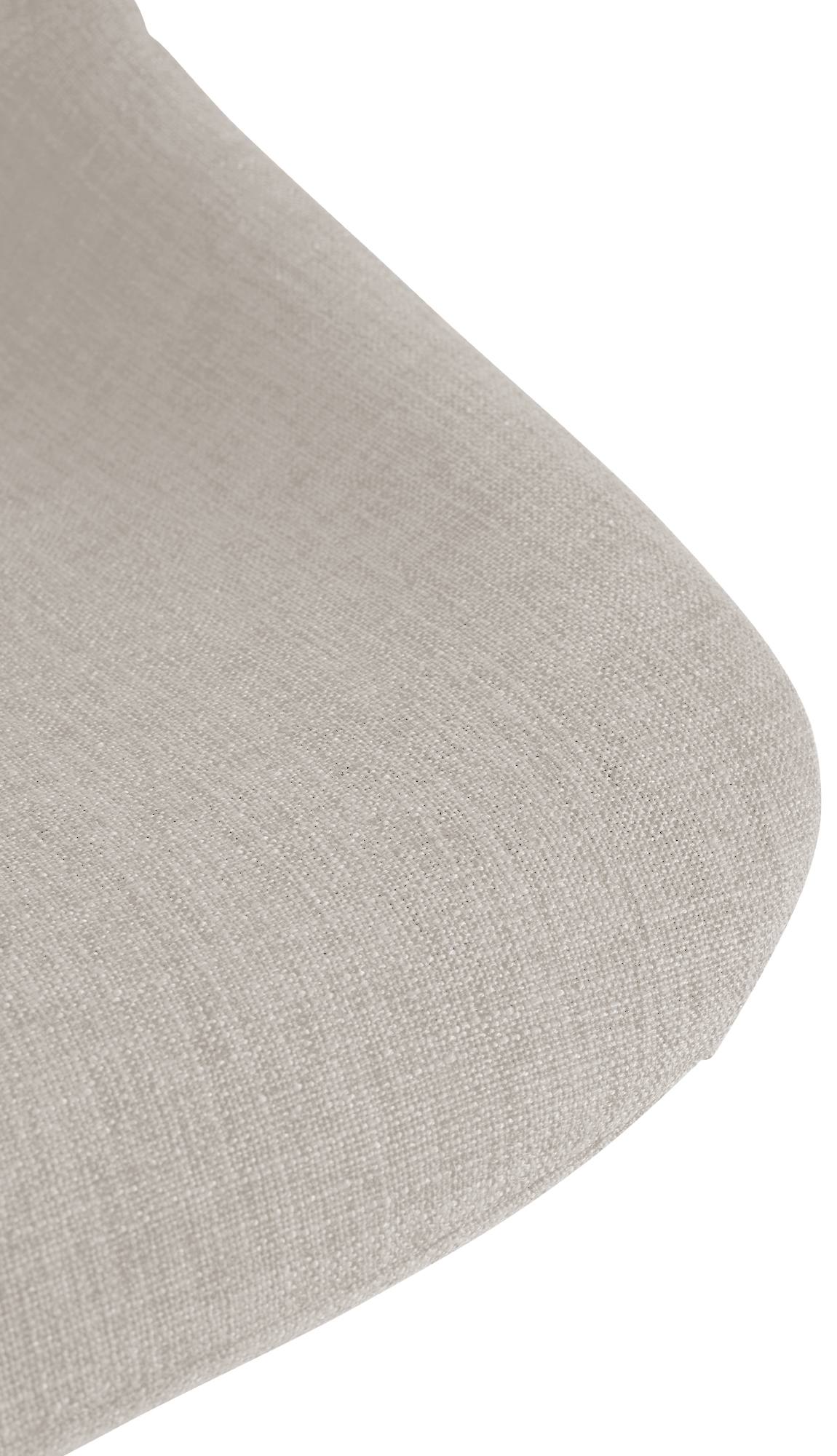 Set van 2 barkrukken Loft creme,Stof creme