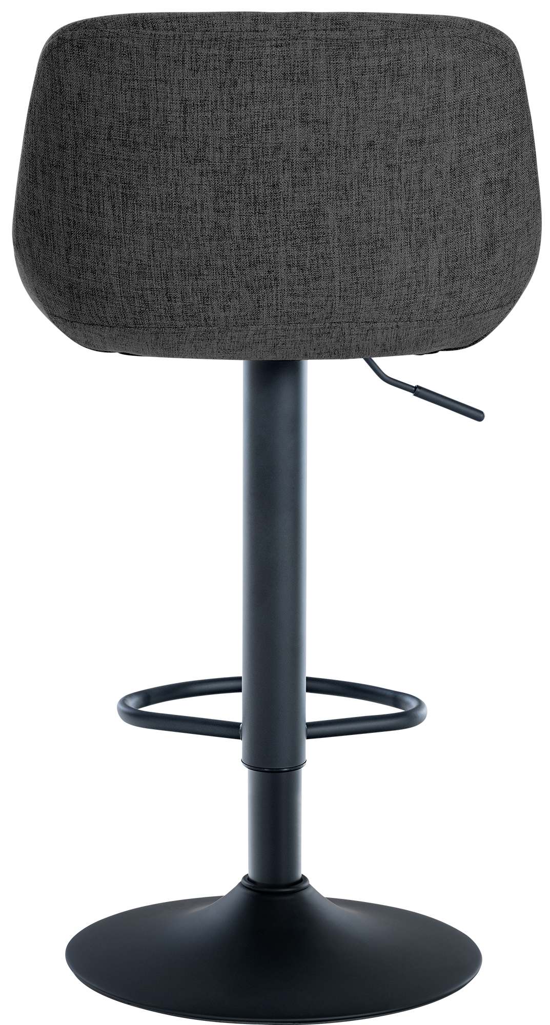 Set van 2 barkrukken Loft zwart,Stof schwarz