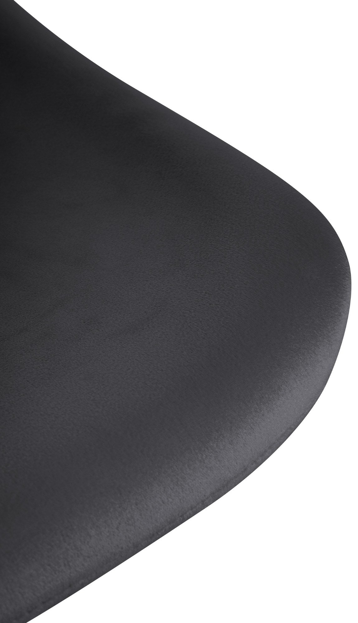 Set van 2 barkrukken Loft zwart,Fluweel schwarz