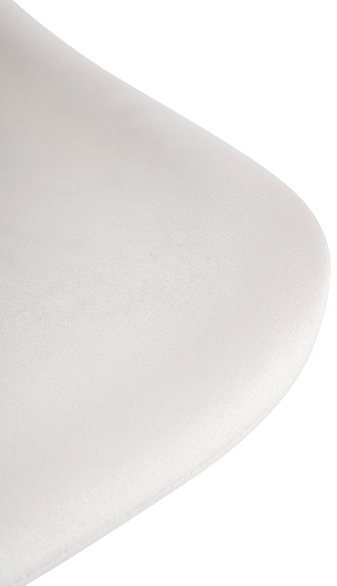 Set van 2 barkrukken Loft creme,Fluweel creme