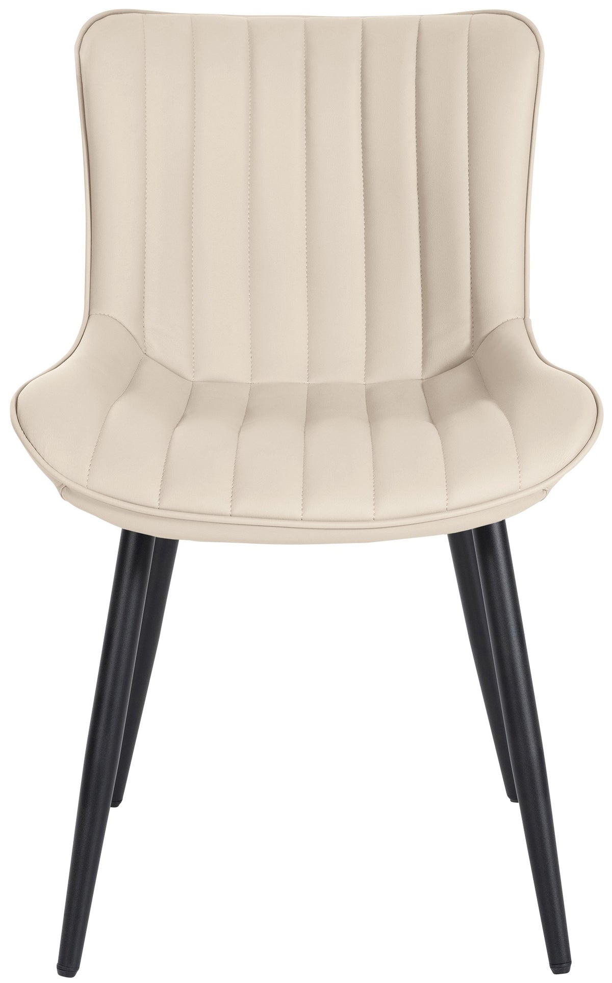 Eetkamerstoel Largo creme,Kunstleer creme