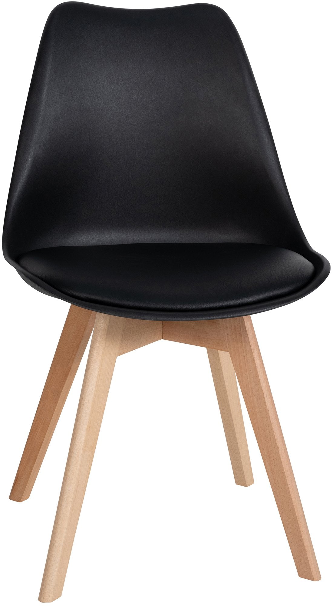 Set van 6 eetkamerstoelen Ramsey zwart schwarz