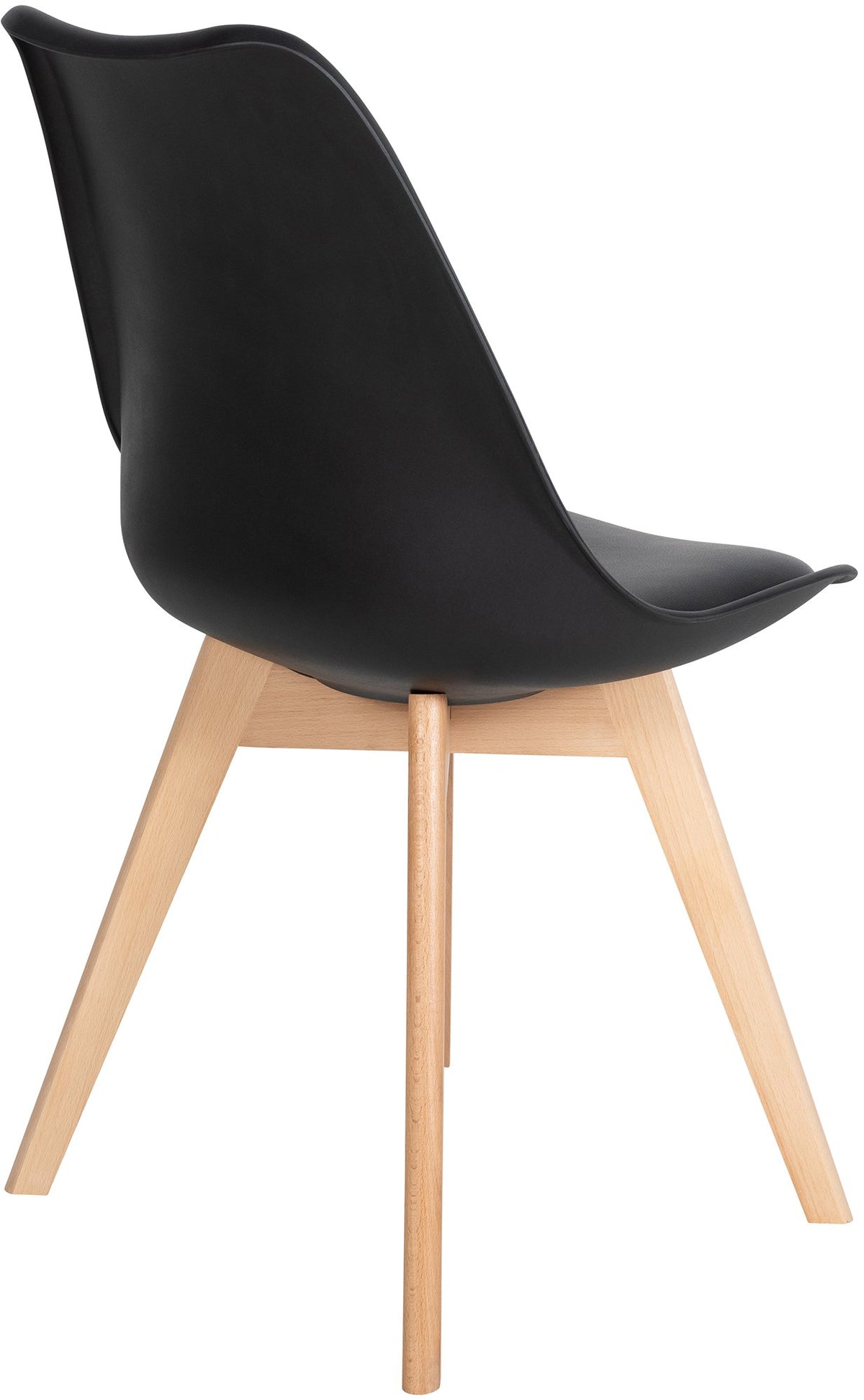 Set van 6 eetkamerstoelen Ramsey zwart schwarz