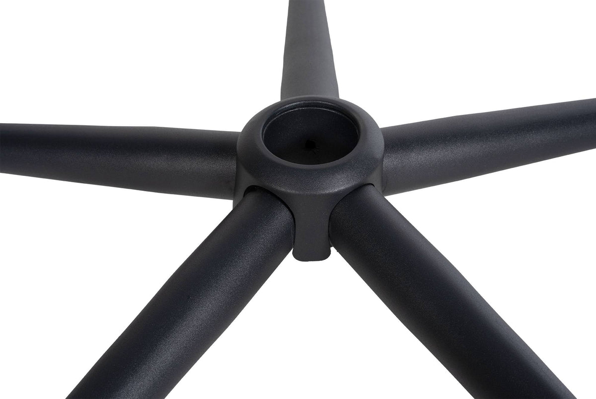 Voet vierkant zwart zwart,65 cm schwarz
