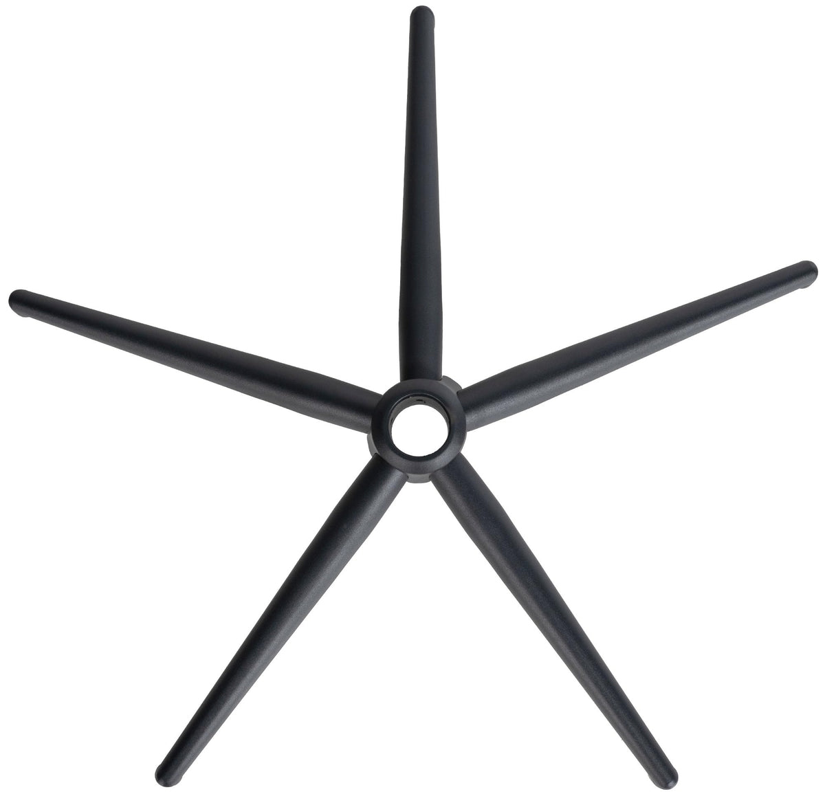 Voet vierkant zwart zwart,70 cm schwarz