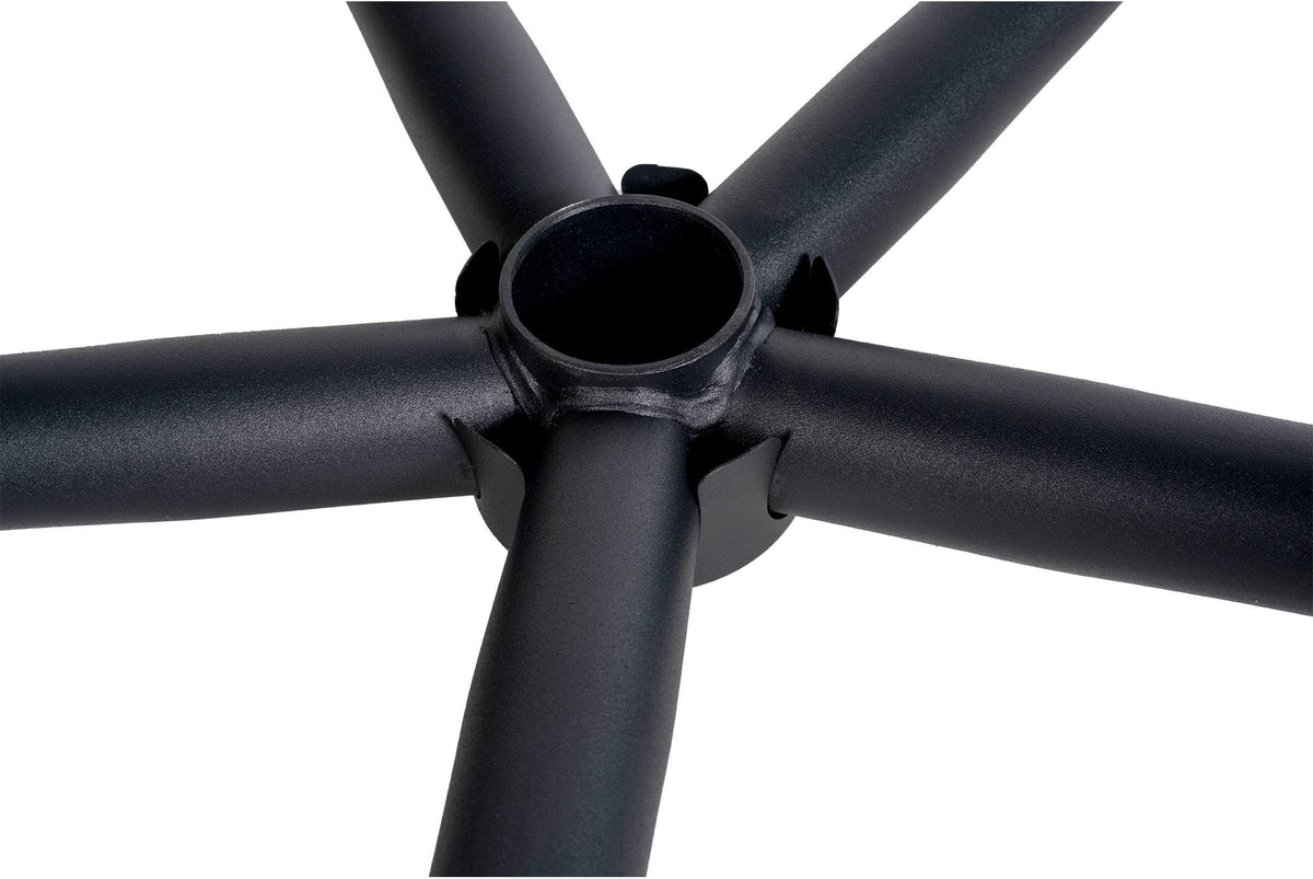 Voet vierkant zwart zwart,70 cm schwarz