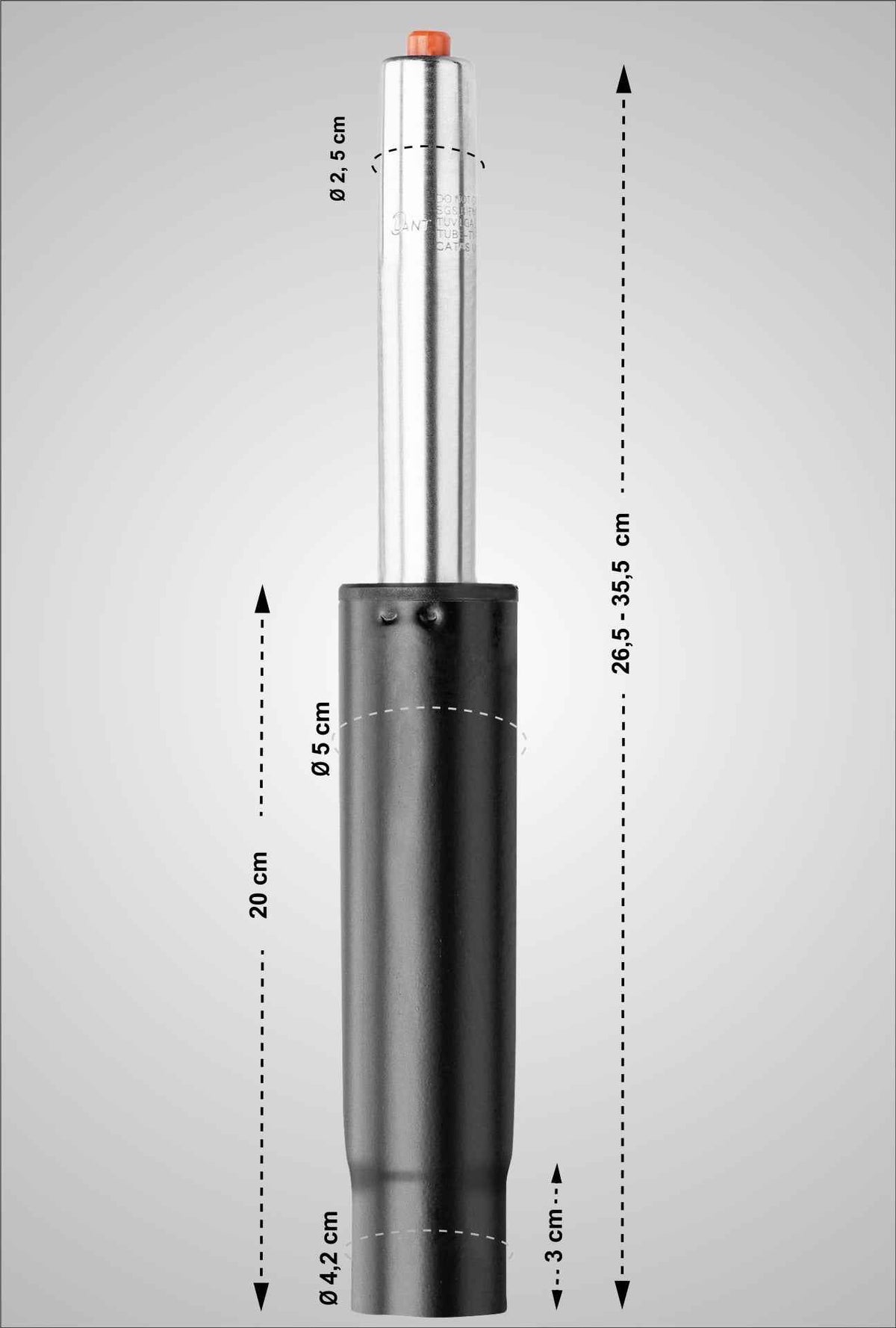 Gaslift 1 schwarz