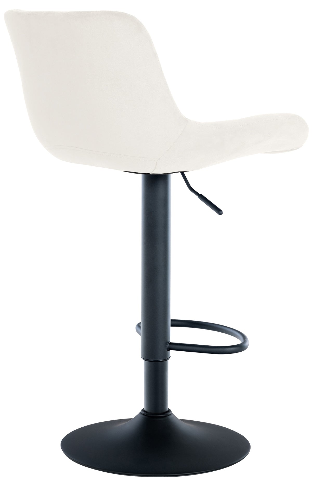 Set van 2 barkrukken Tover creme,Fluweel creme