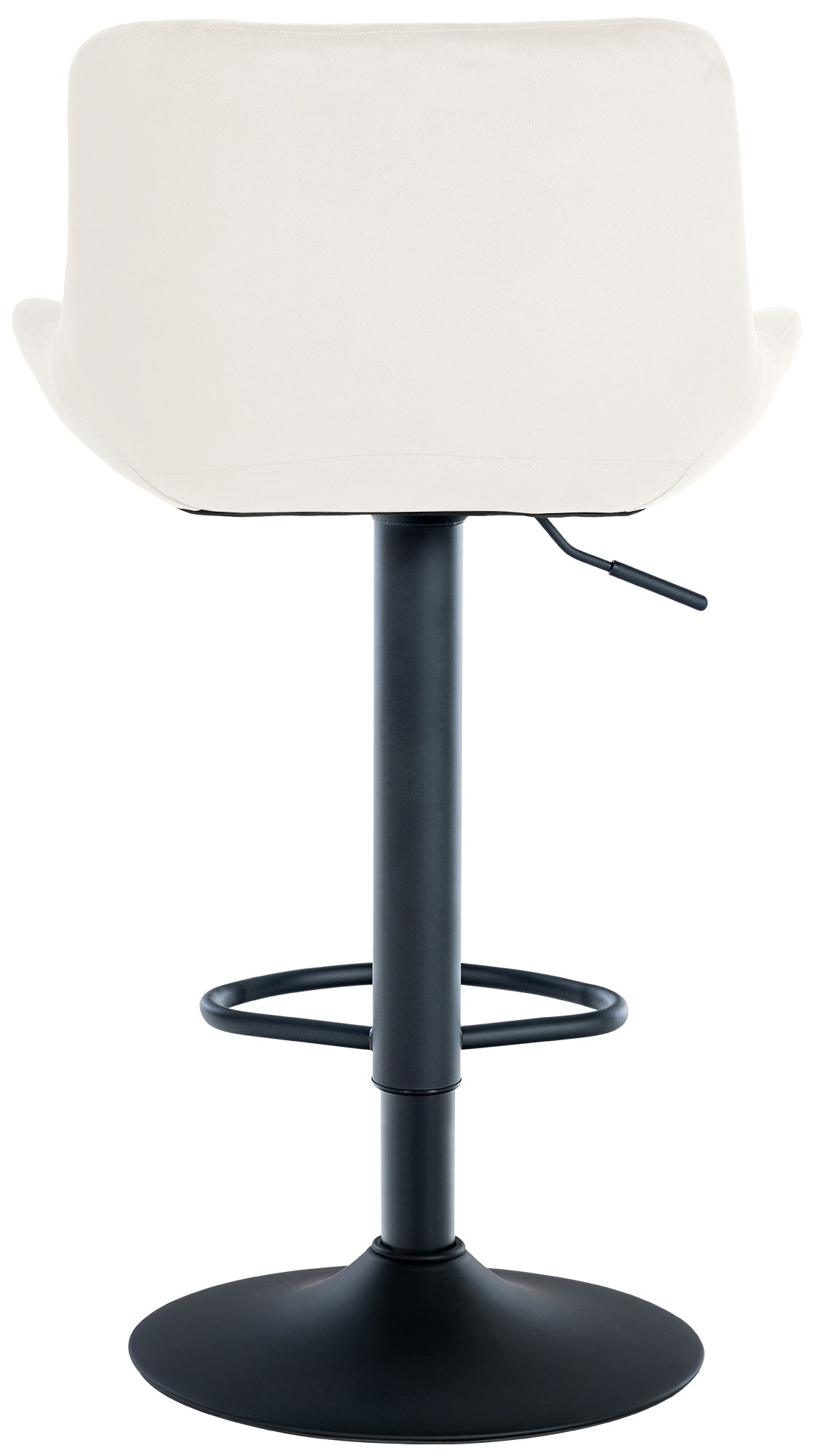 Set van 2 barkrukken Tover creme,Fluweel creme