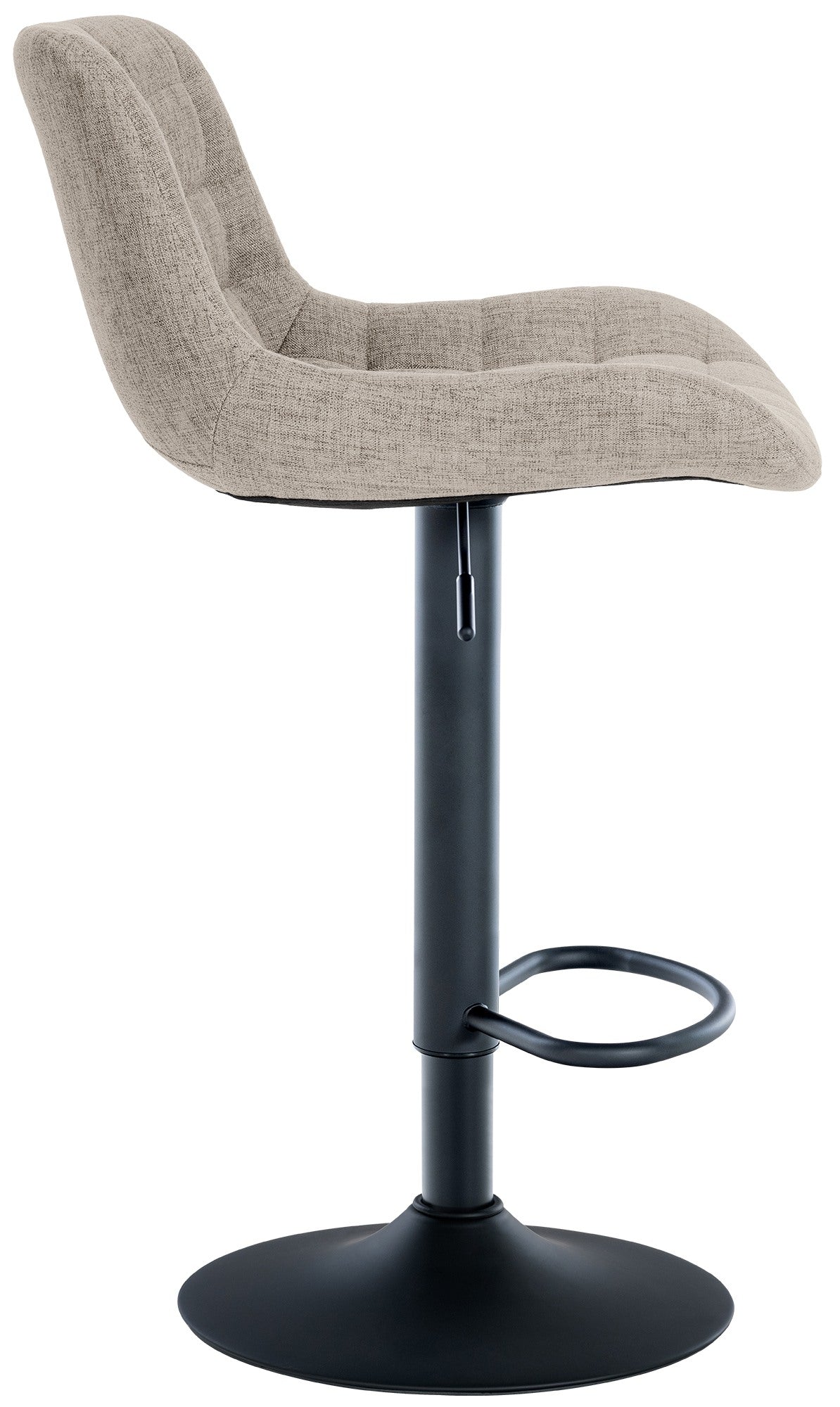 Set van 2 barkrukken Tover taupe,Stof taupe