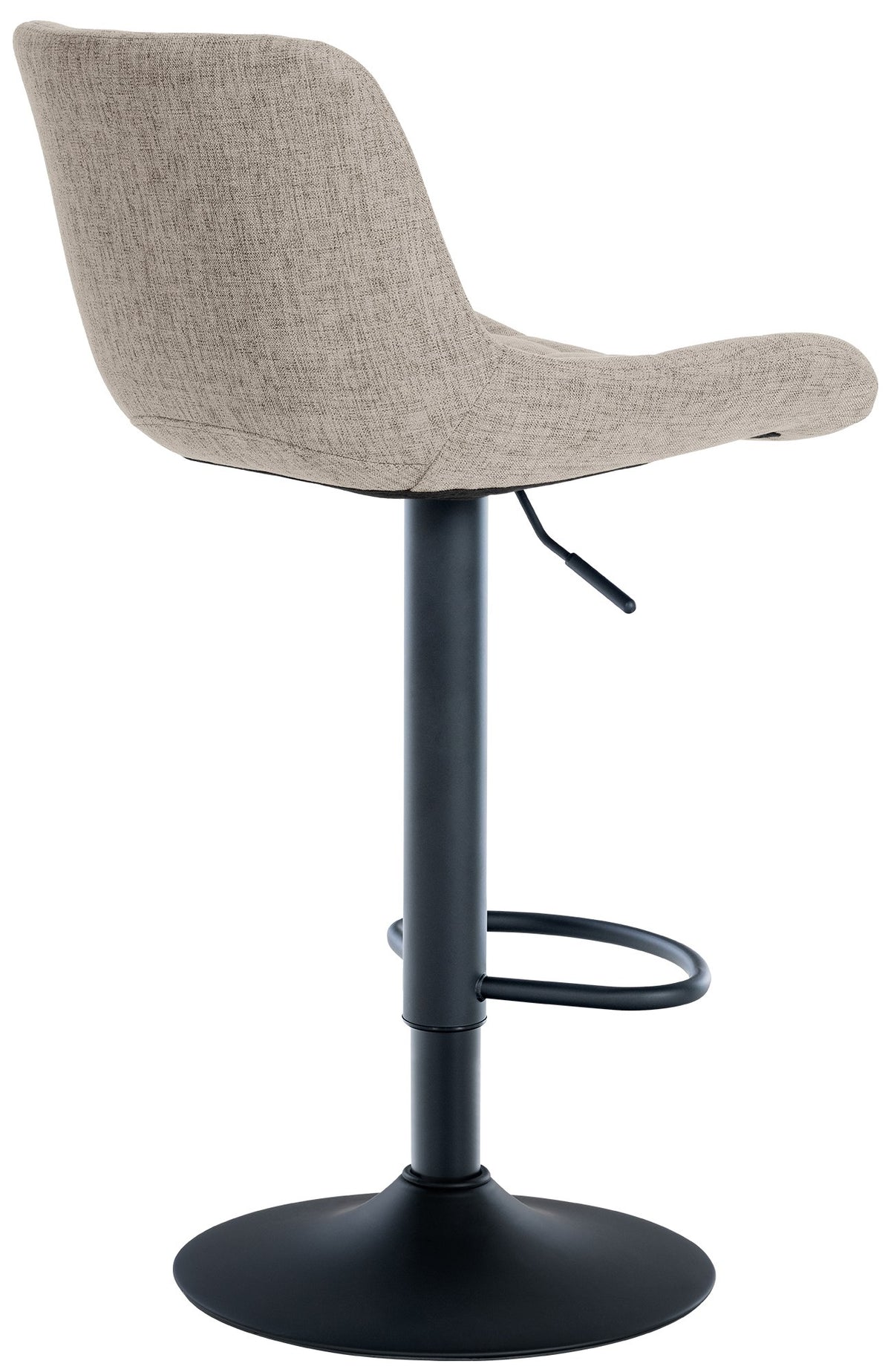 Set van 2 barkrukken Tover taupe,Stof taupe