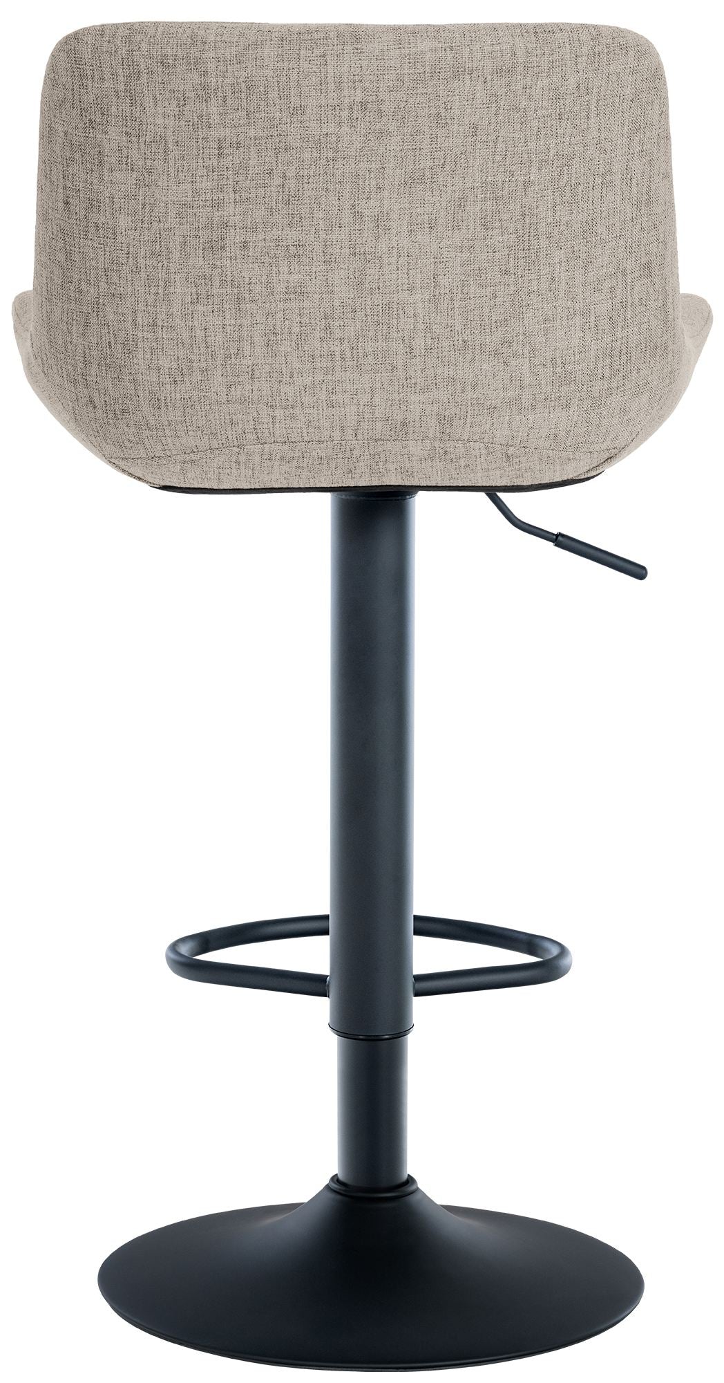 Set van 2 barkrukken Tover taupe,Stof taupe