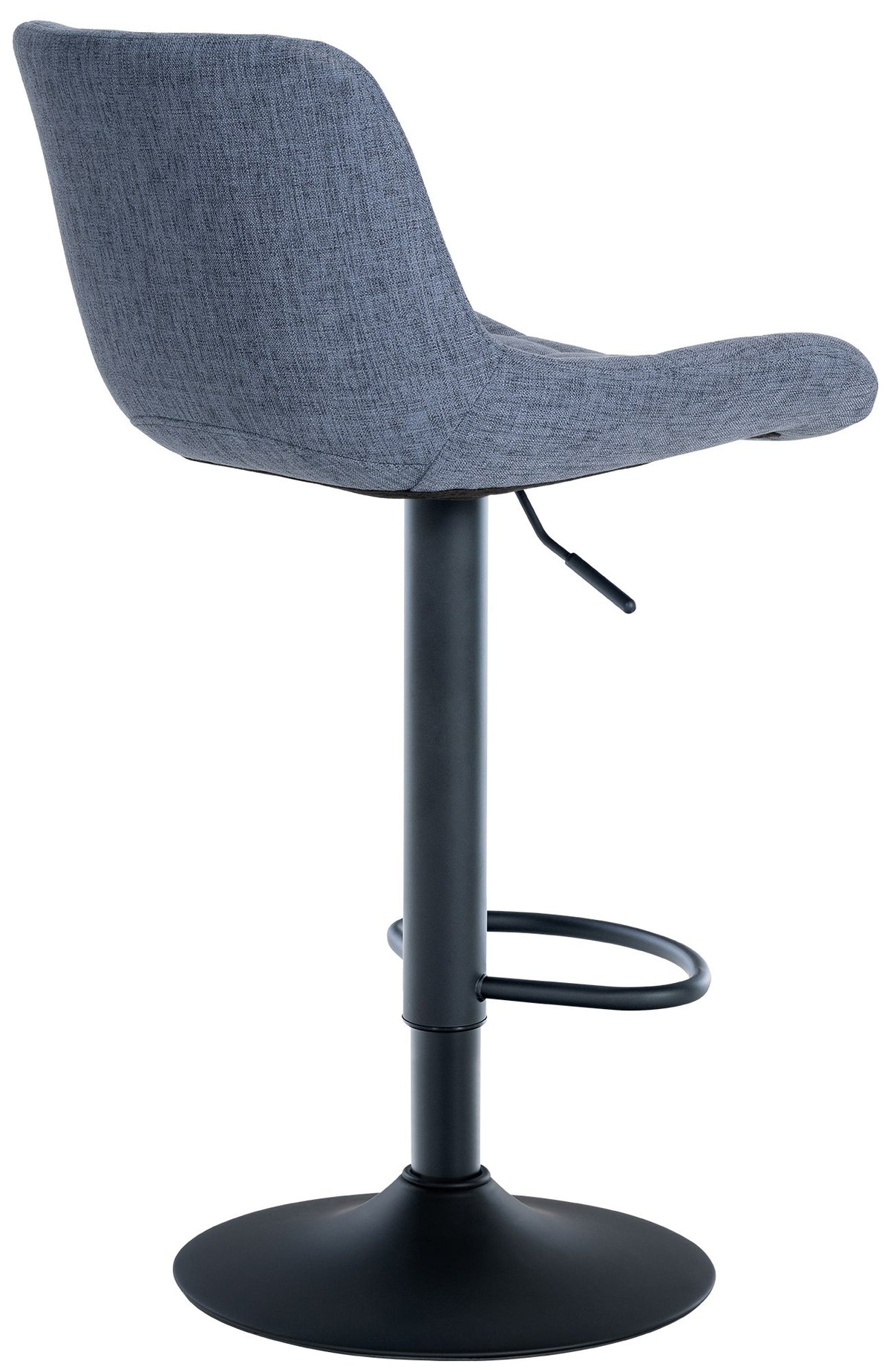 Set van 2 barkrukken Tover blauw,Stof blau