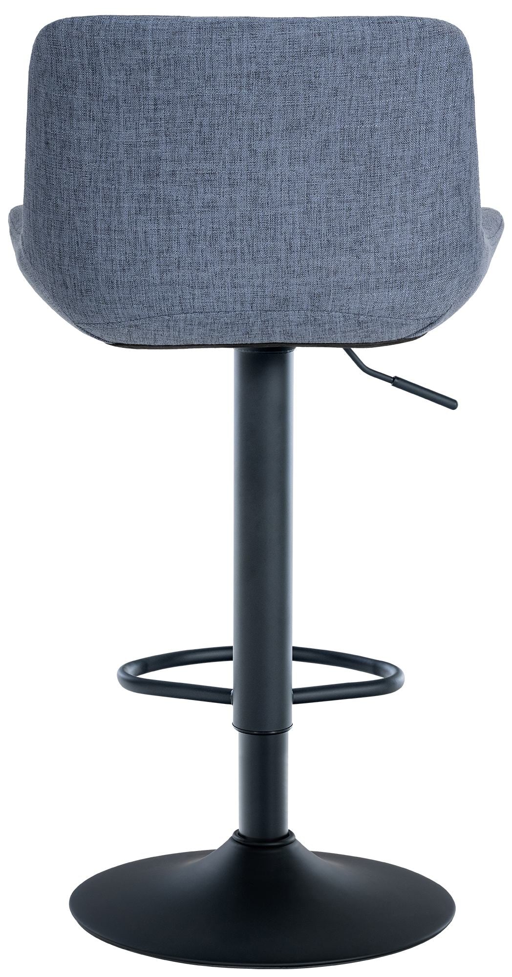 Set van 2 barkrukken Tover blauw,Stof blau