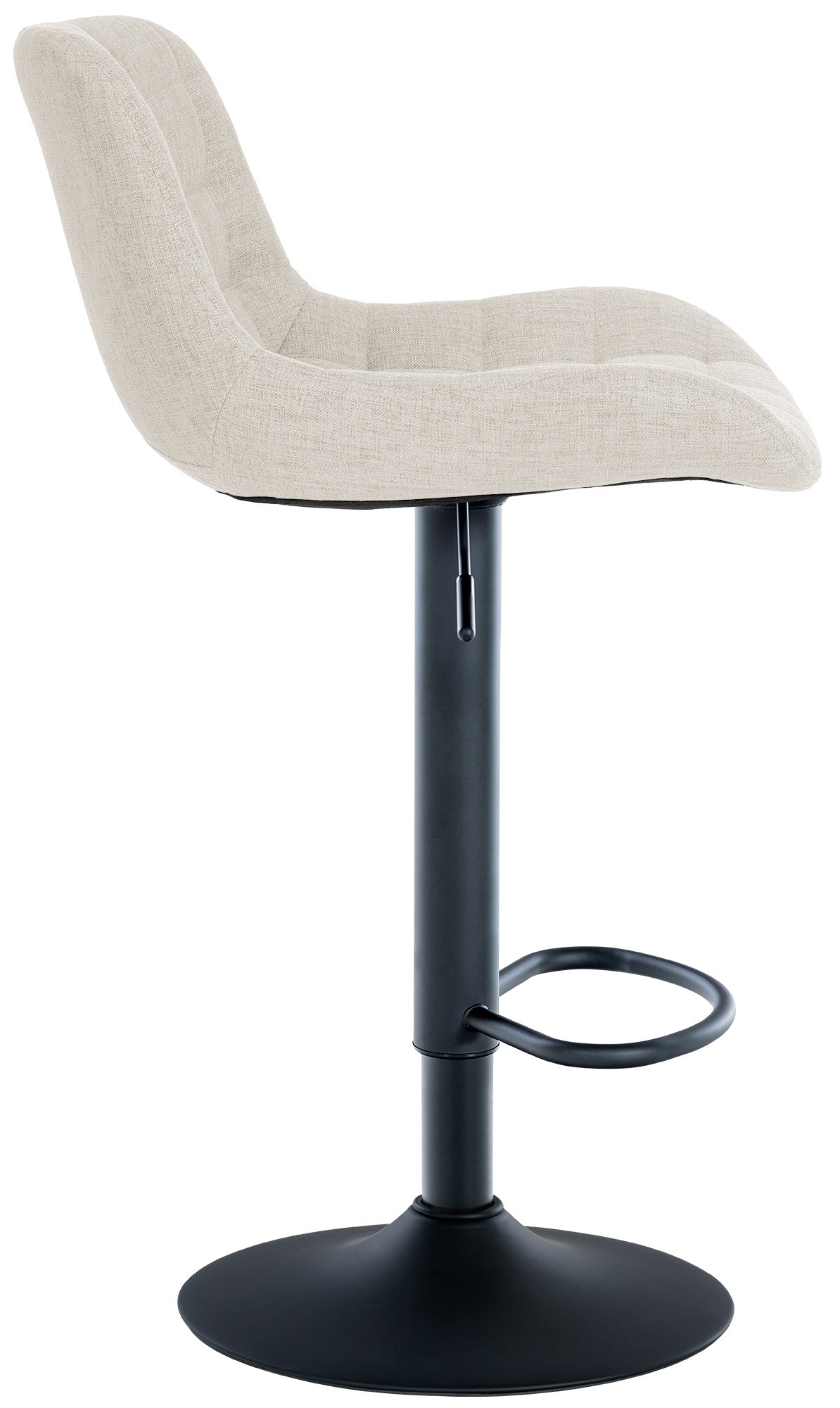 Set van 2 barkrukken Tover creme,Stof creme