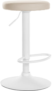 Barkruk Ponte kunstleer creme,wit creme
