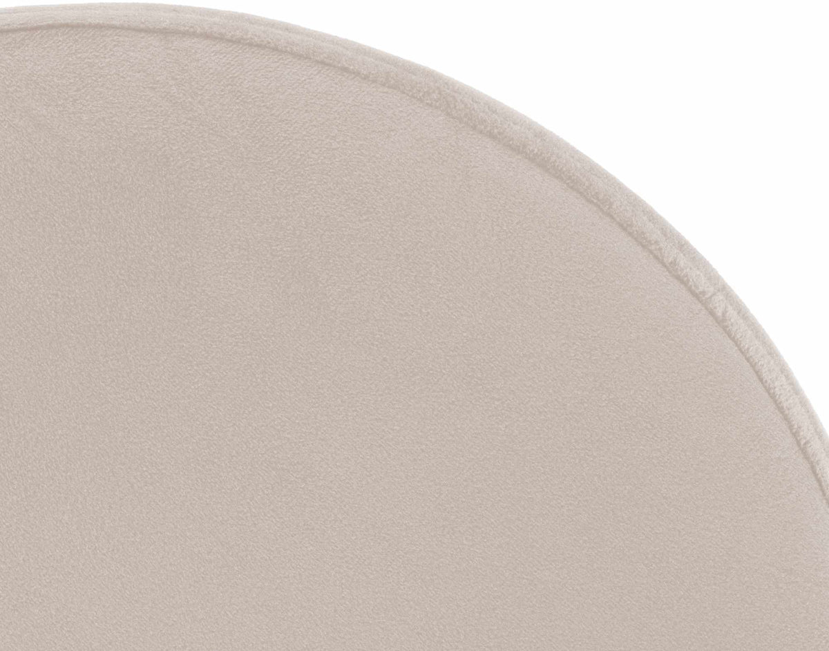 Barkruk Ponte Fluweel creme,wit creme