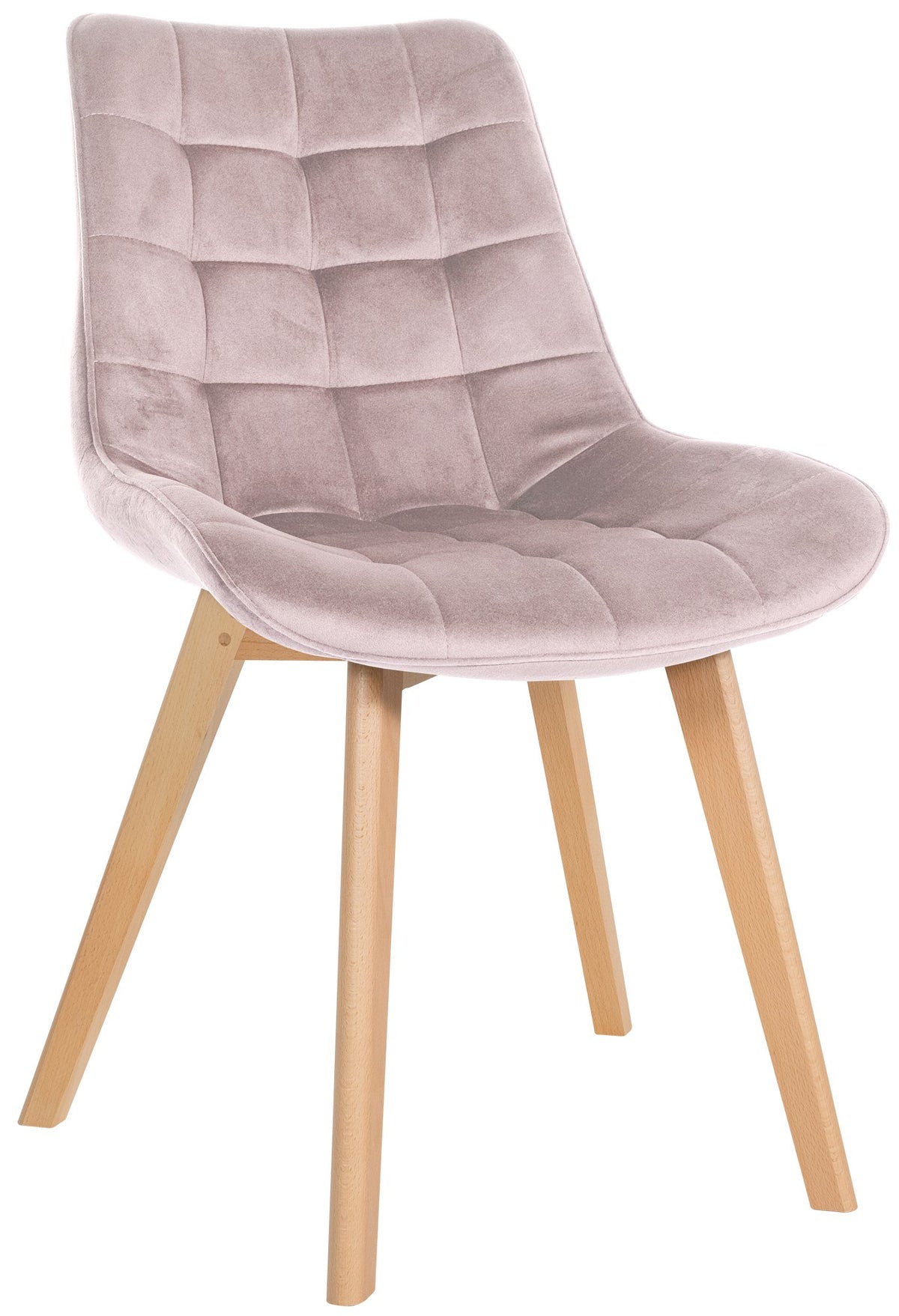 Eetkamerstoel Brook Fluweel roze pink