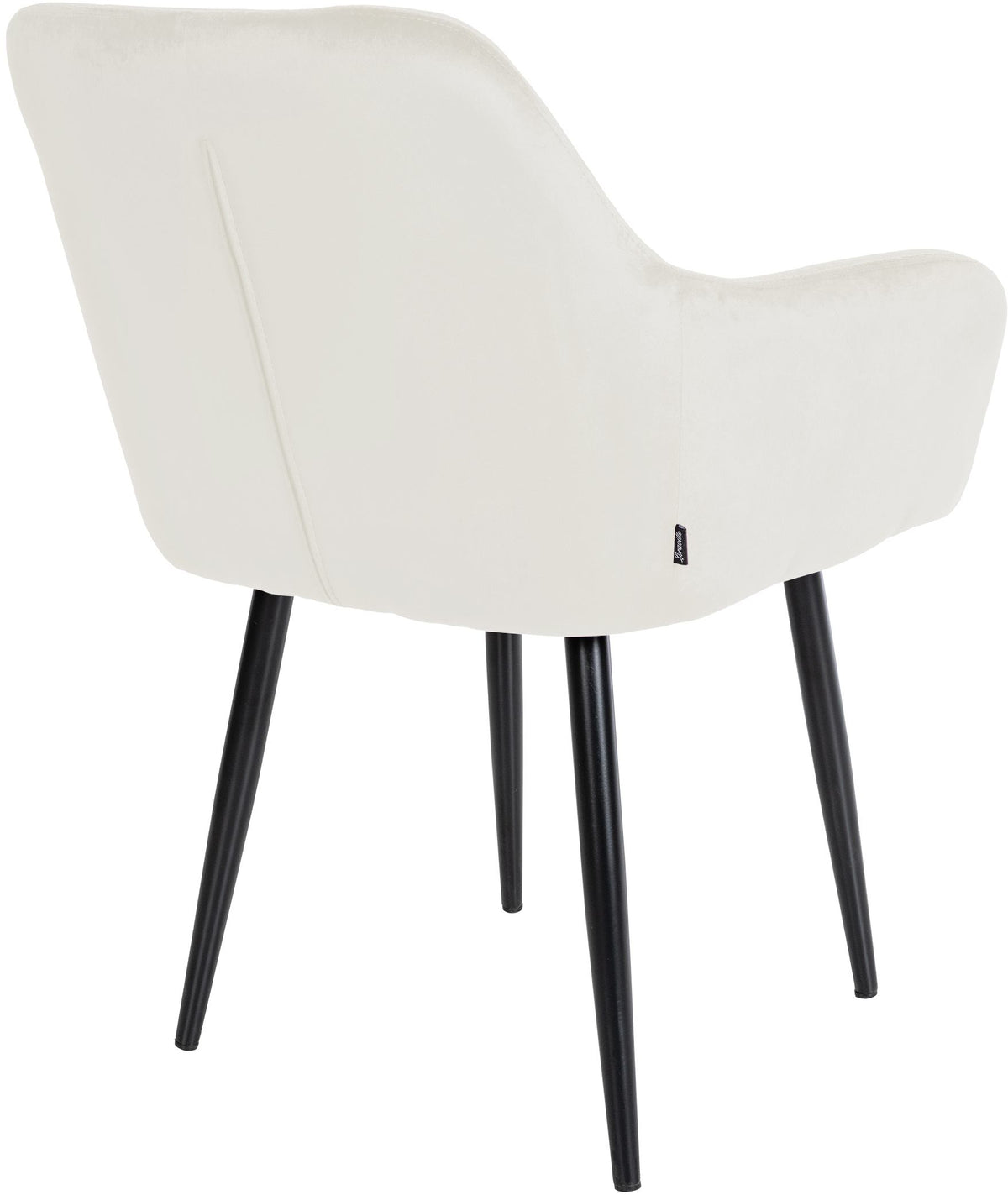 Eetkamerstoel Stanley Fluweel creme creme