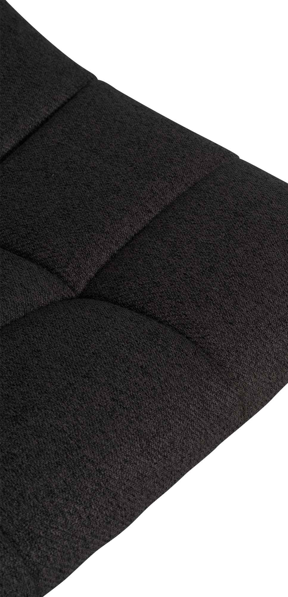 Set van 2 barkrukken Jerry stof zwart,chroom schwarz