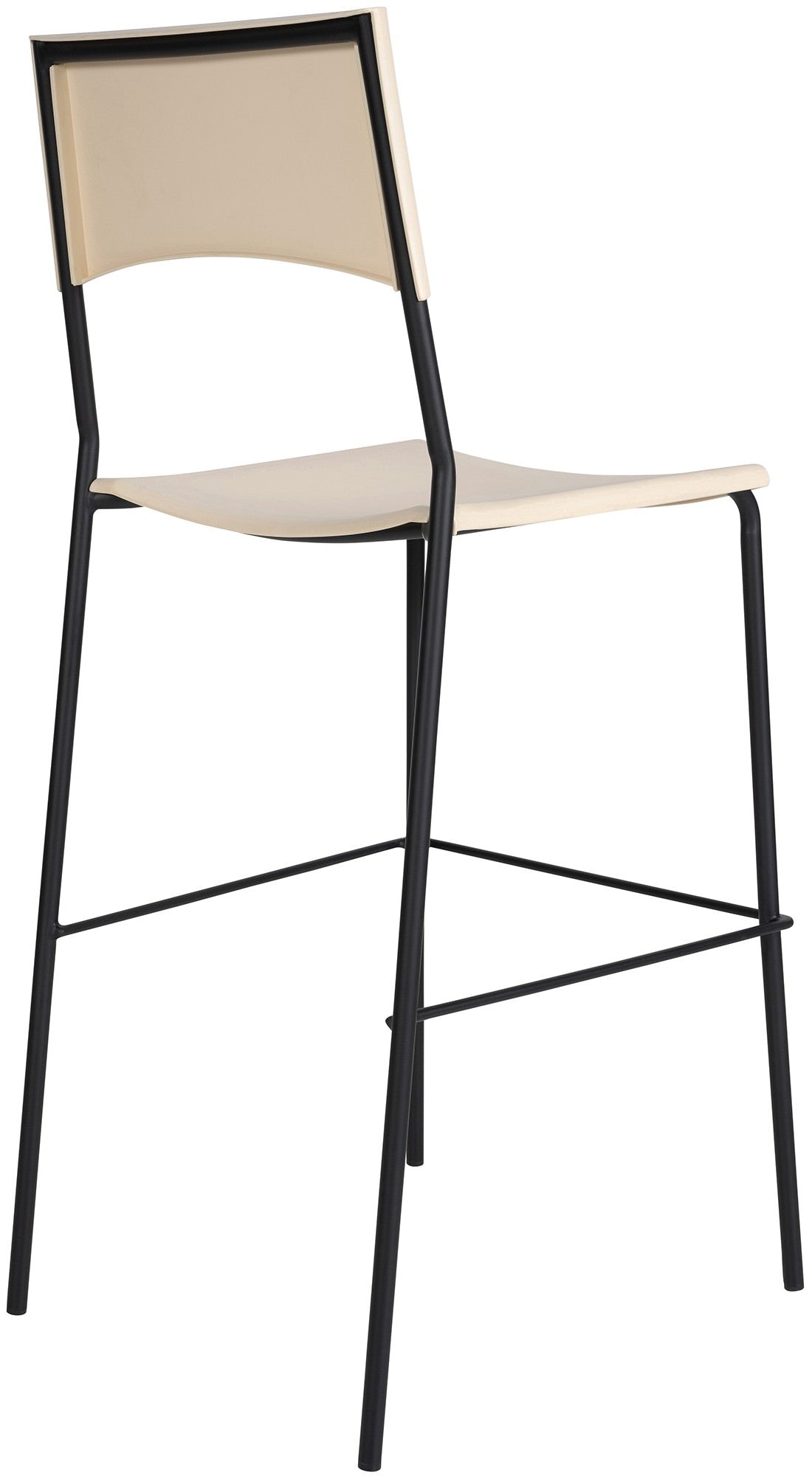 Barhocker Genua Schwarz creme