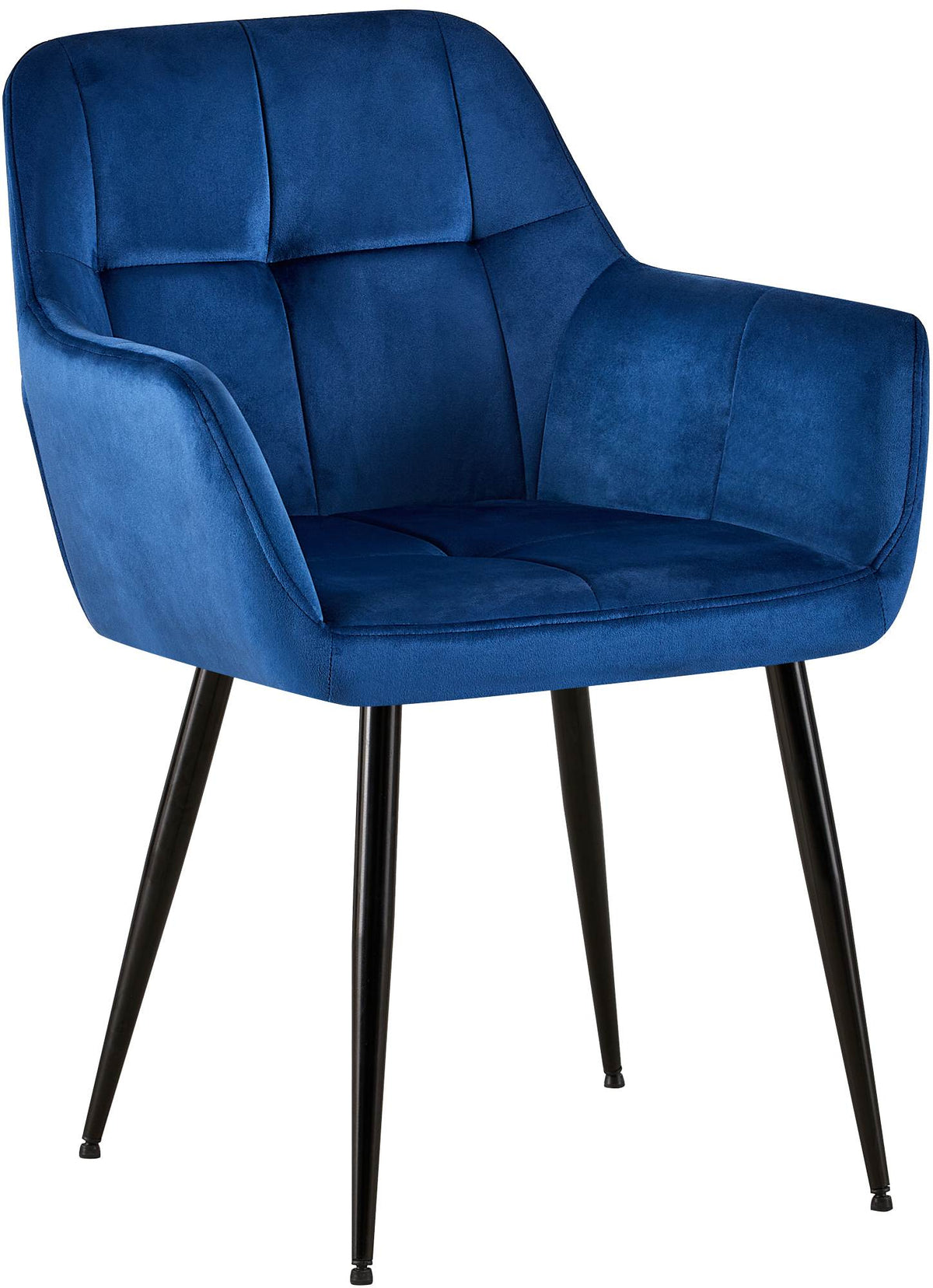 Eetkamerstoel Emia Fluweel,blauw blau