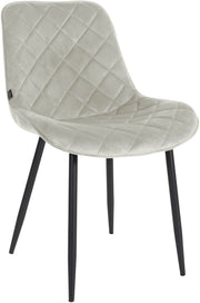 Eetkamerstoel Swing Fluweel creme creme