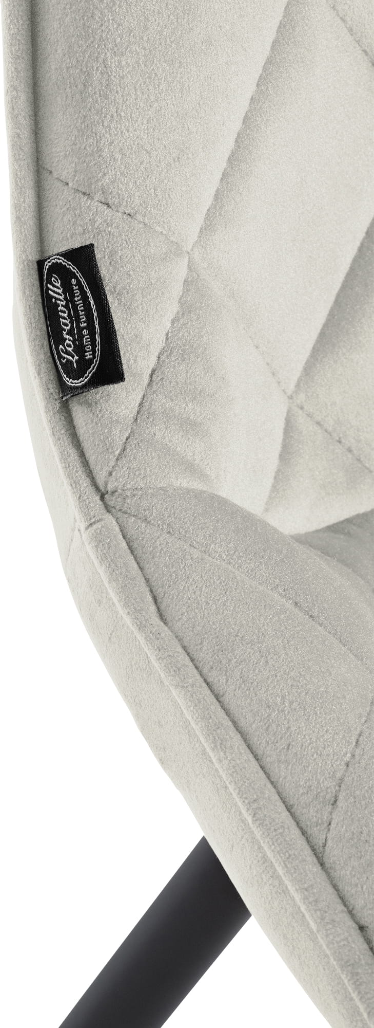 Eetkamerstoel Swing Fluweel creme creme