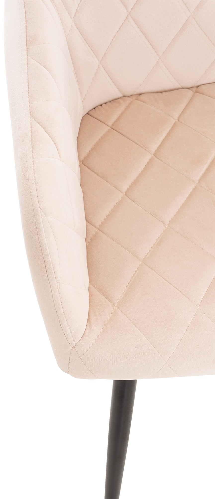 Eetkamerstoel Shila Fluweel,beige beige