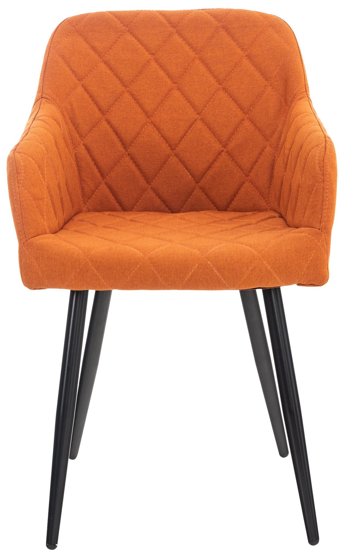 Set van 2 eetkamerstoelen Shila oranje,Stof orange