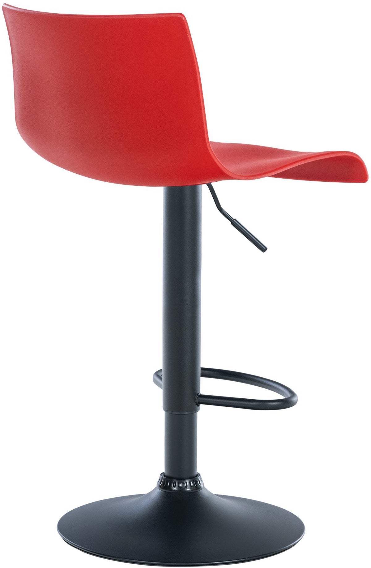 Barkruk Branford rood,Kunststof rot