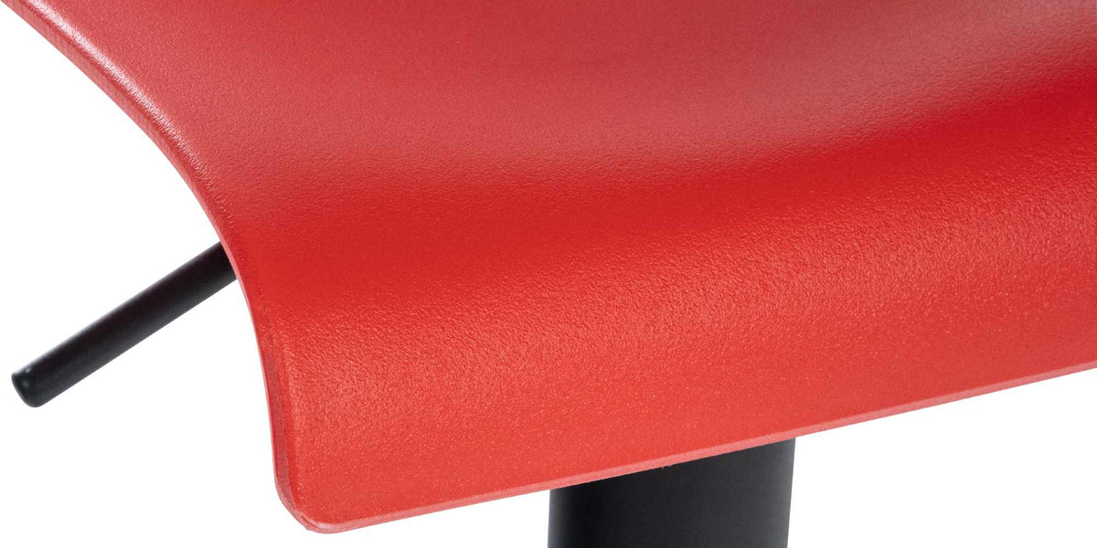 Barkruk Branford rood,Kunststof rot