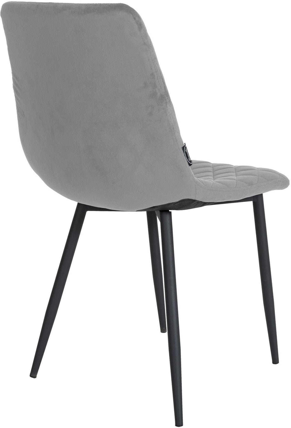 Set van 4 stoelen Telde Fluweel grijs grau