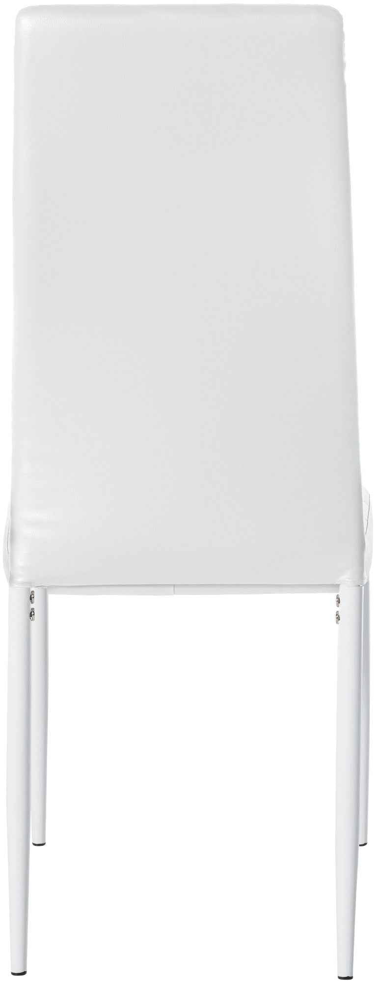 Set van 4 eetkamerstoelen Mayfair wit,Kunstleer weiß