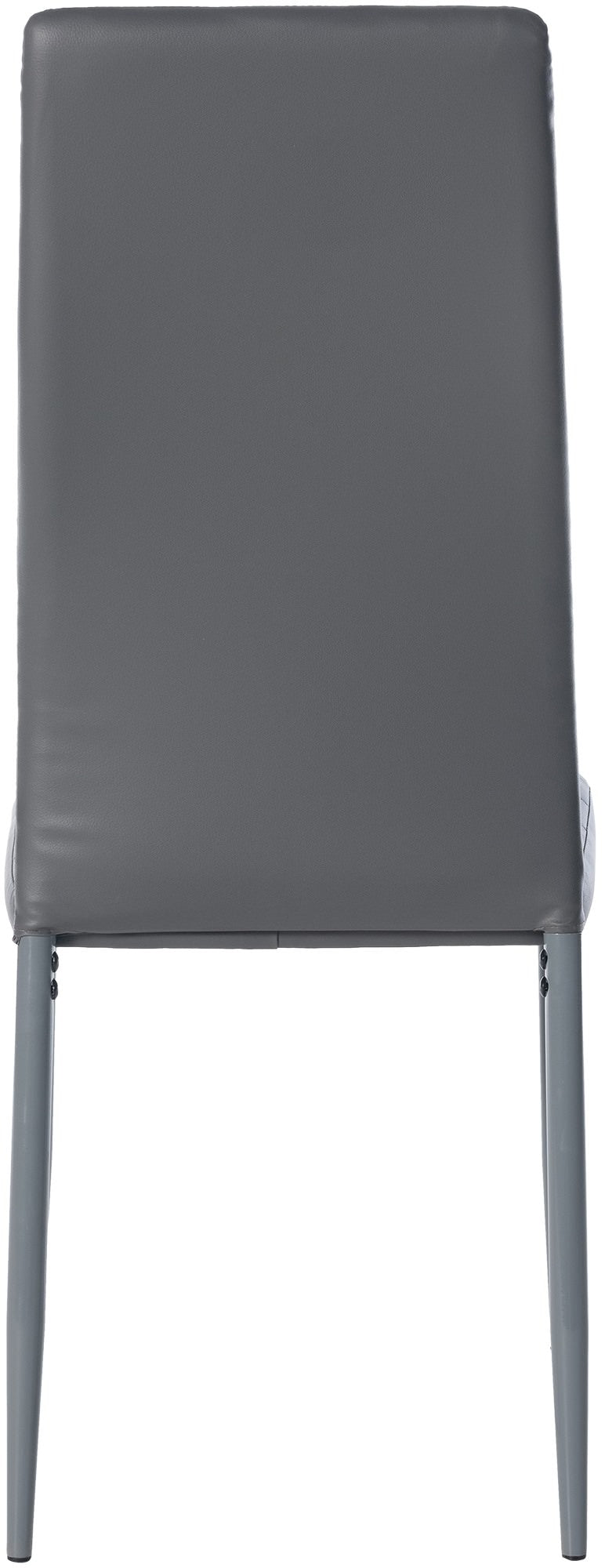 Set van 6 eetkamerstoelen Mayfair grijs,Kunstleer grau