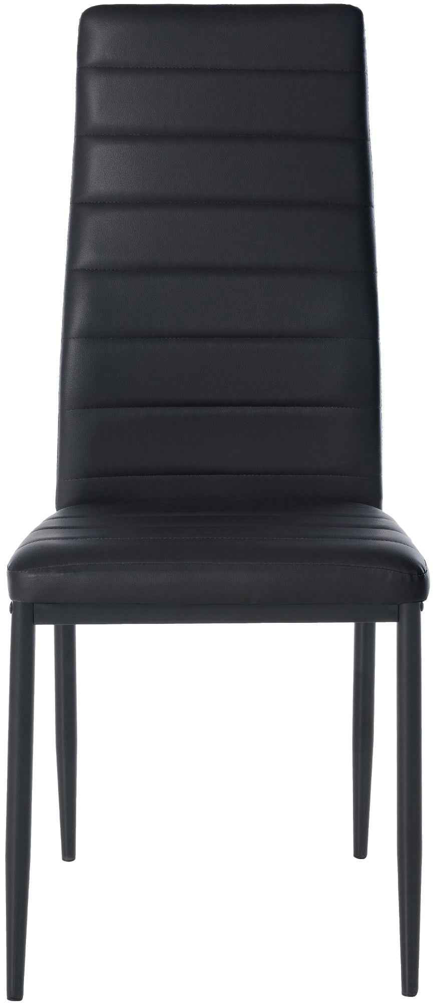 Set van 6 eetkamerstoelen Mayfair zwart,Kunstleer schwarz
